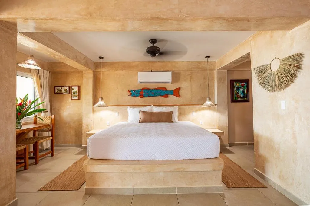 Bed in Kalimera Beach Hotel