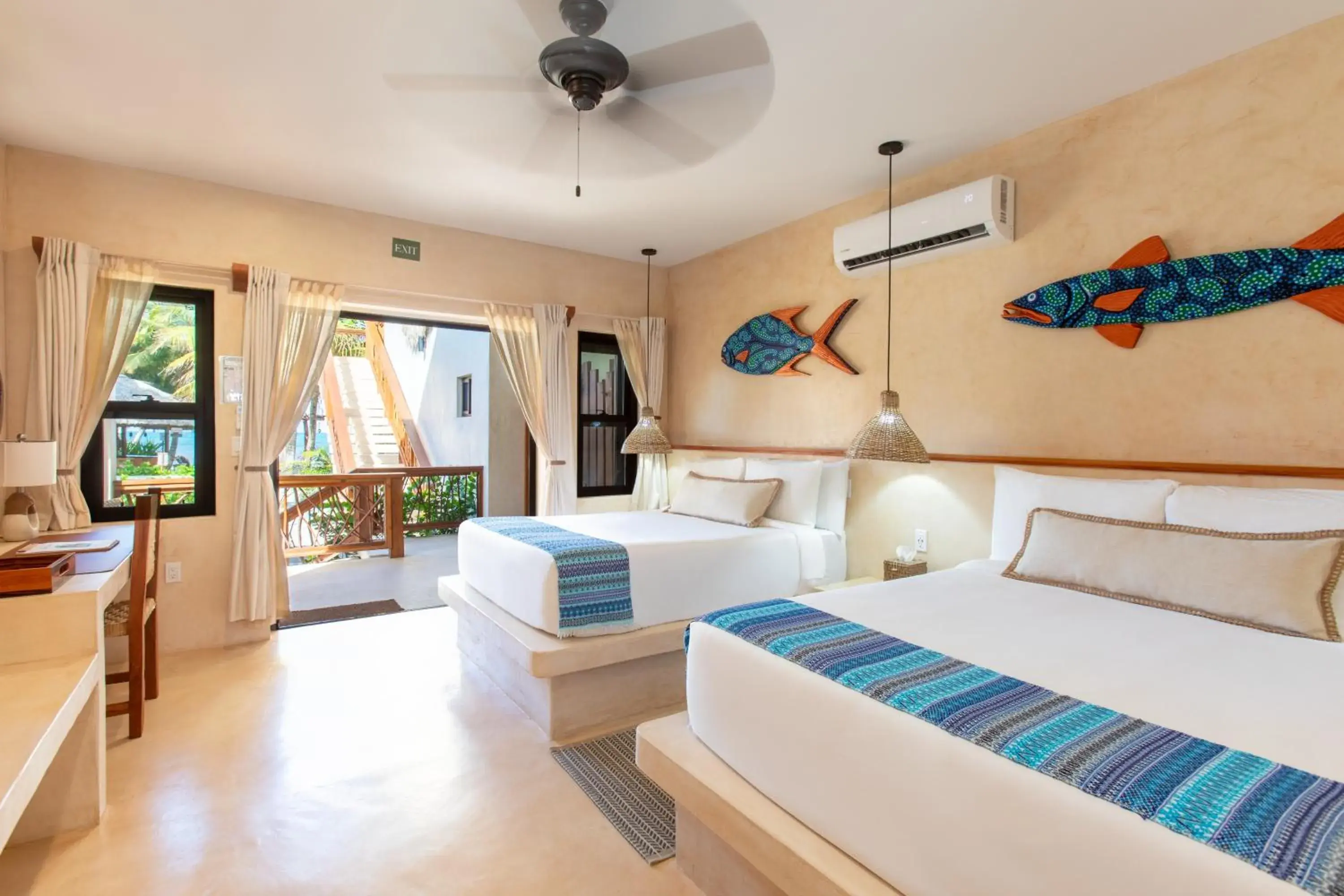Quadruple Room with Sea View in Kalimera Beach Hotel Quadruple Room with Sea View in Kalimera Beach Hotel