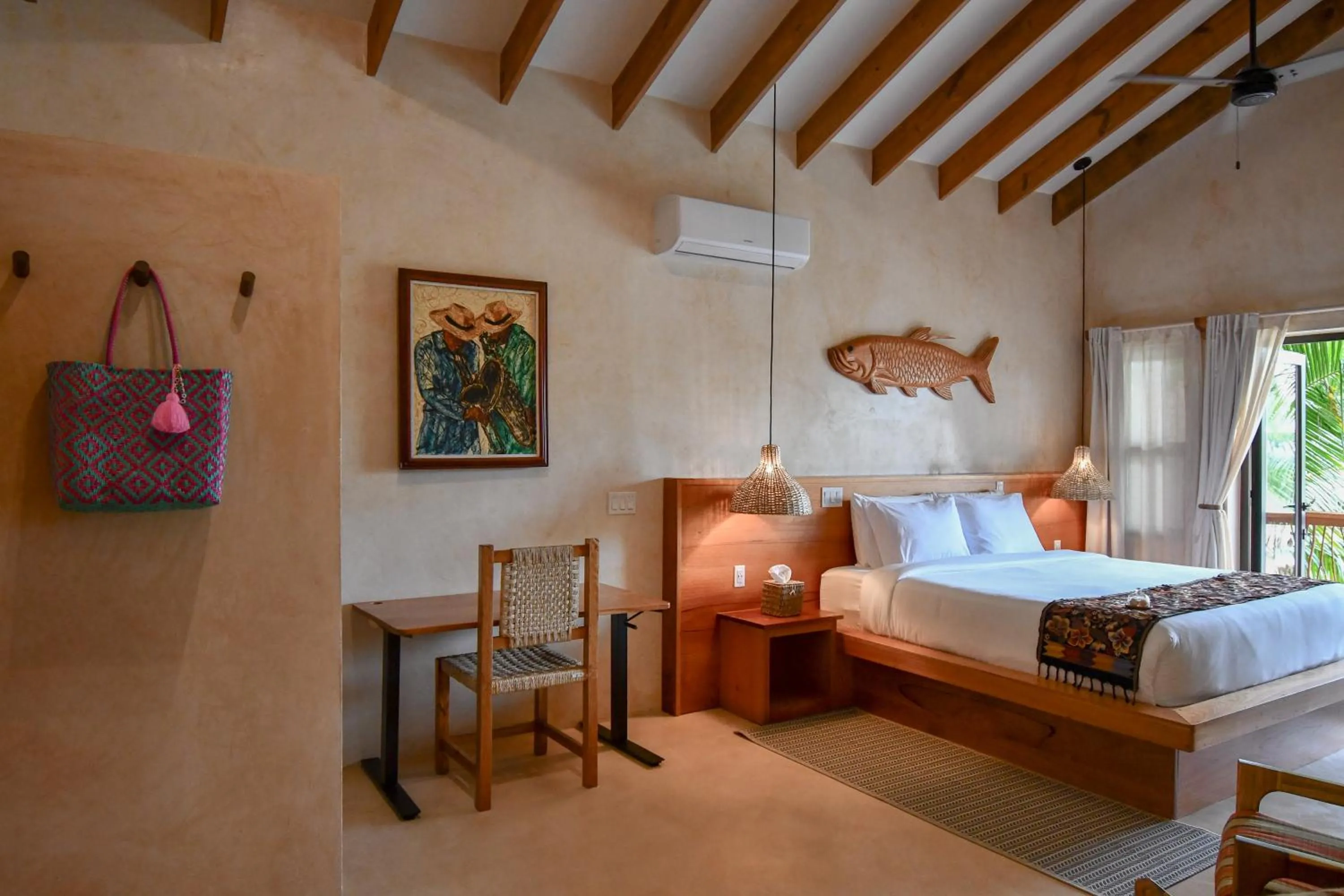 Bed in Kalimera Beach Hotel