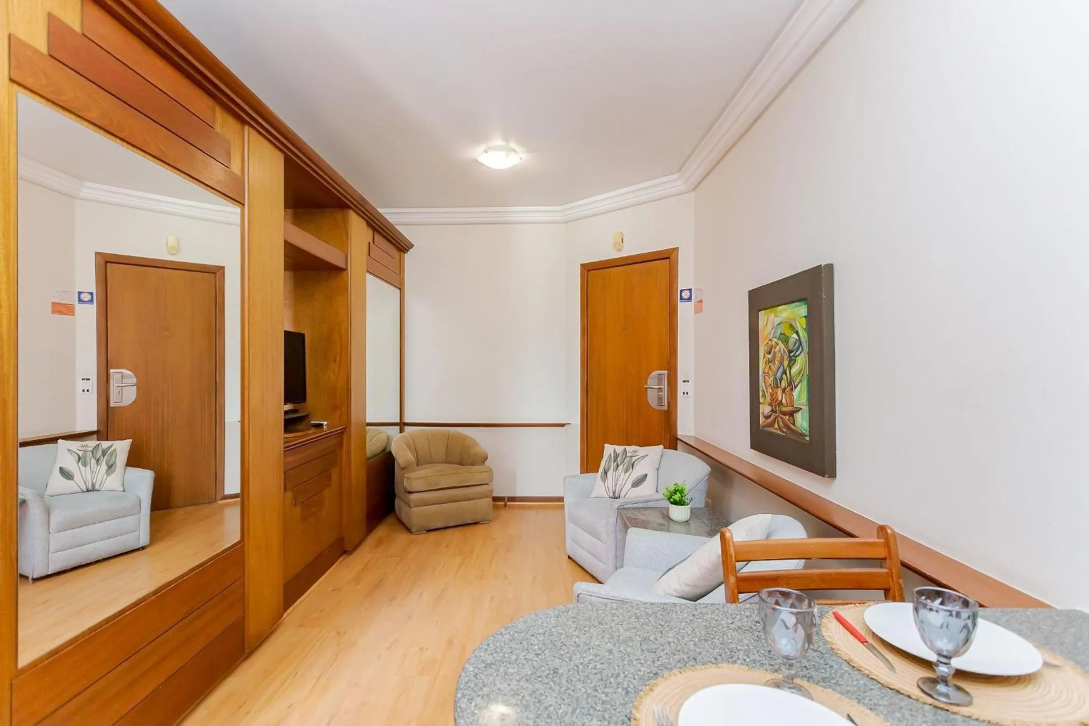 Living room in Batel Residence | Avenida do Batel | Gonzaga Stays