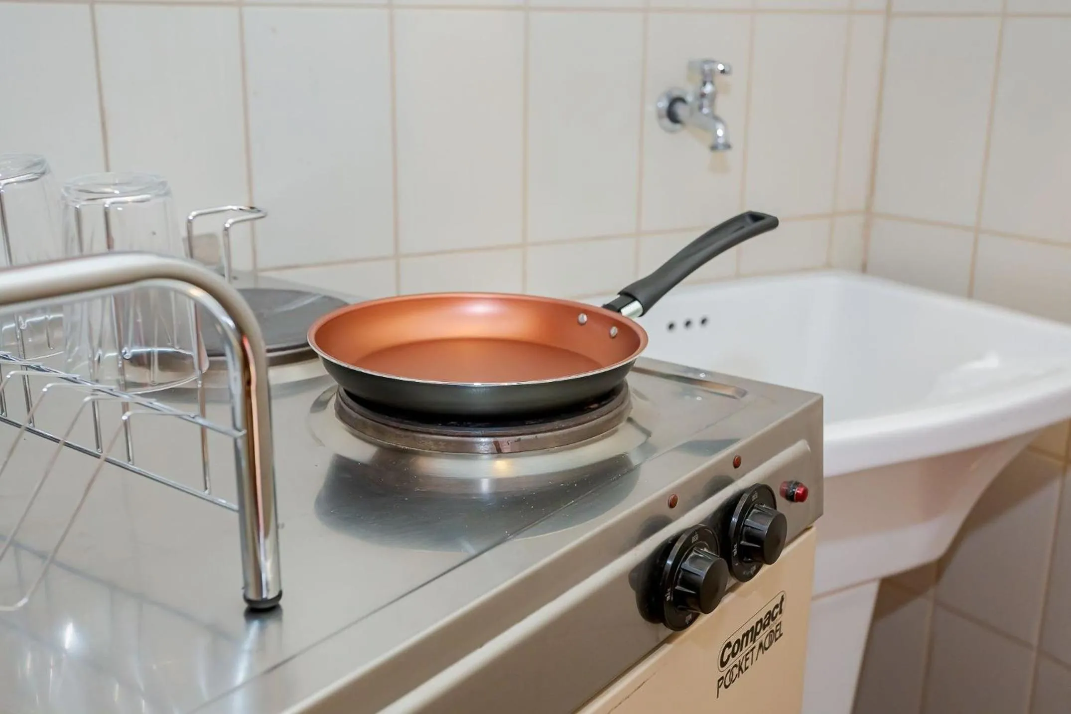 Kitchen or kitchenette in Batel Residence | Avenida do Batel | Gonzaga Stays