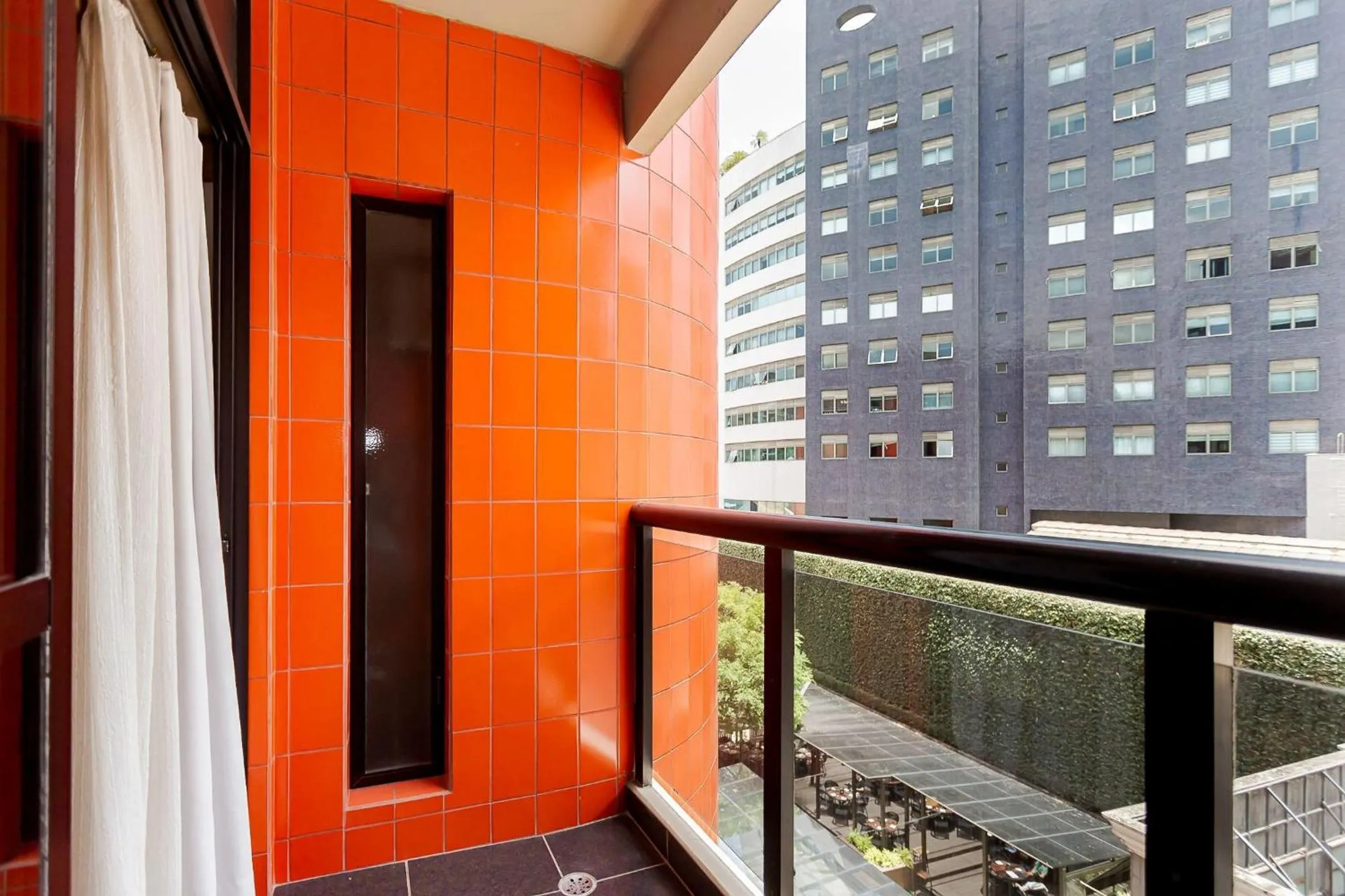 Balcony/Terrace in Batel Residence | Avenida do Batel | Gonzaga Stays