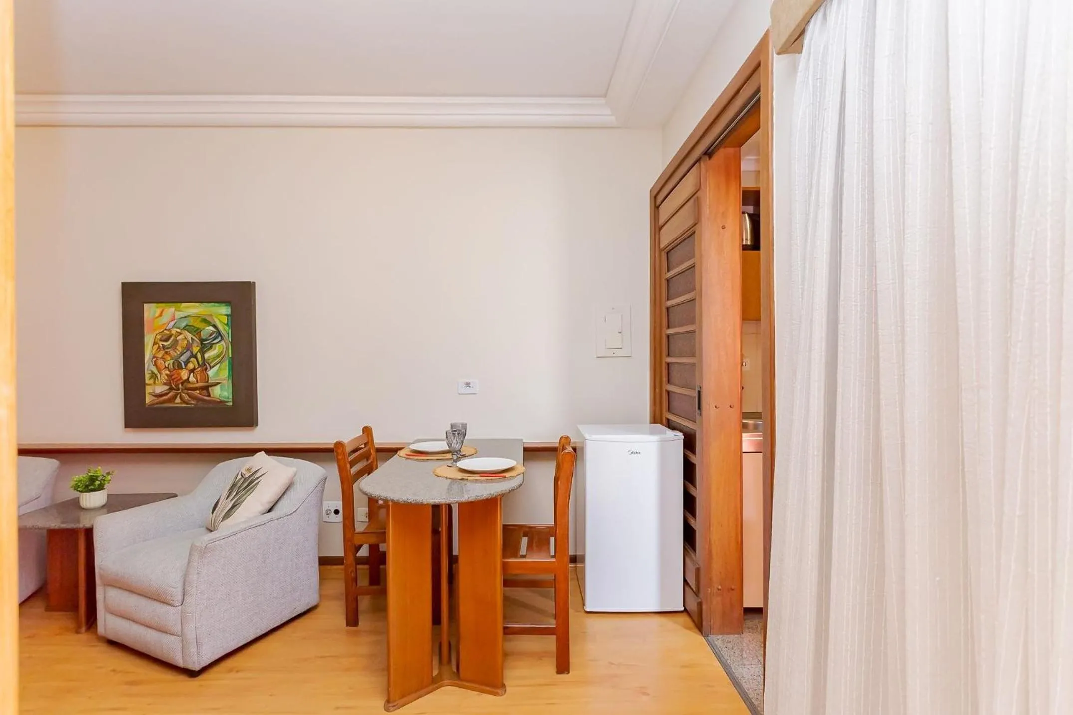 Living room in Batel Residence | Avenida do Batel | Gonzaga Stays