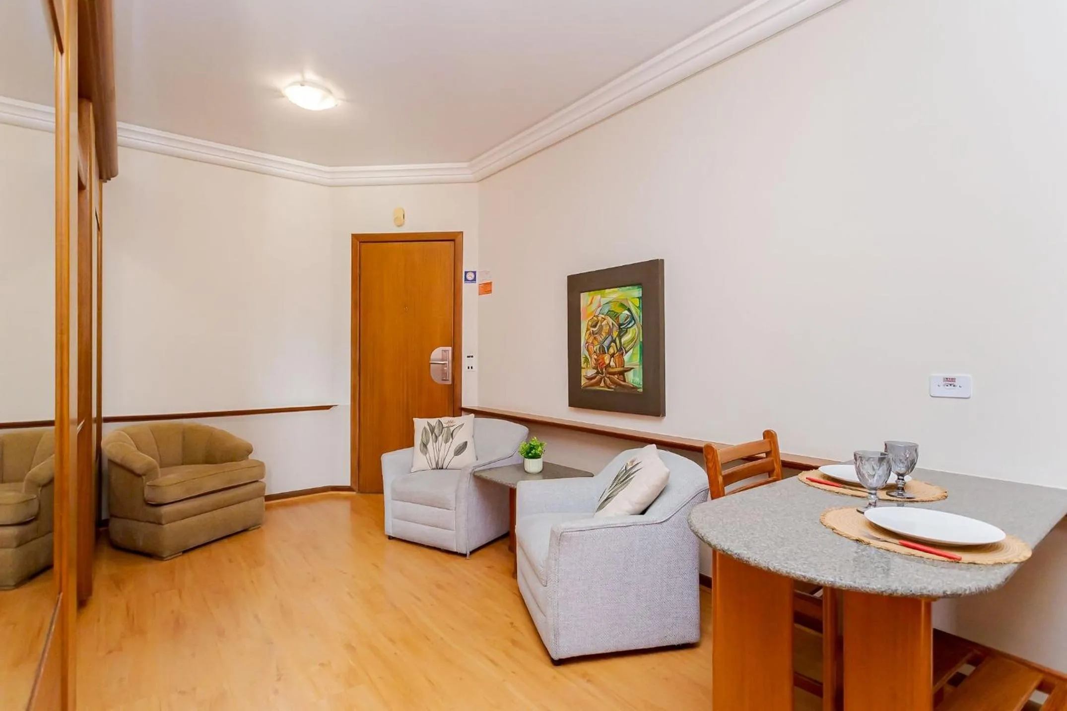 Living room in Batel Residence | Avenida do Batel | Gonzaga Stays