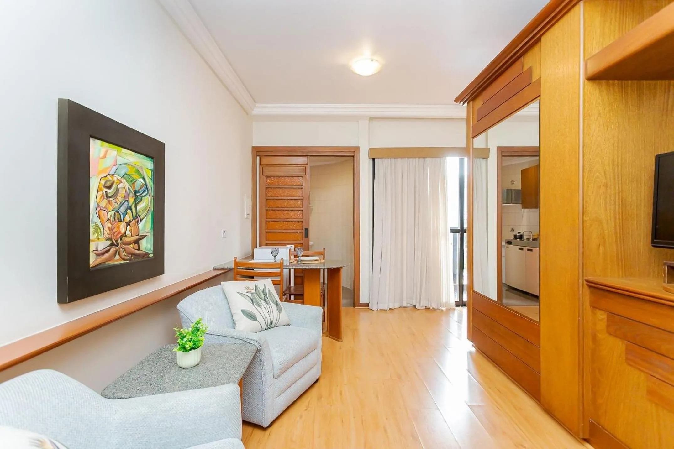 Living room in Batel Residence | Avenida do Batel | Gonzaga Stays