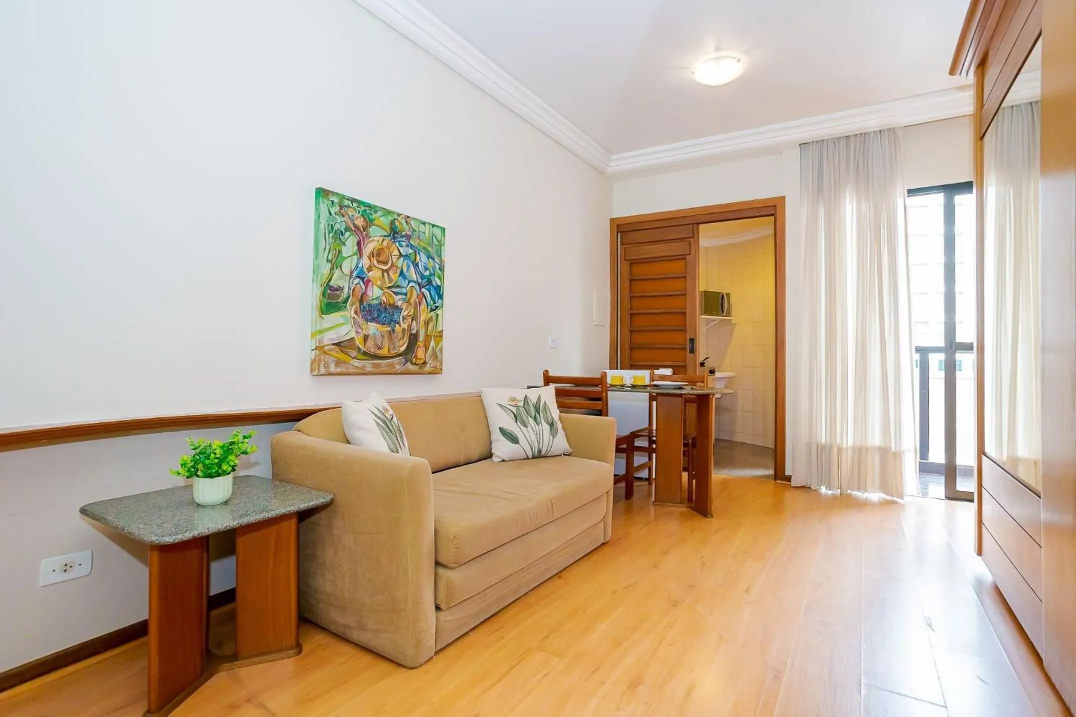 Living room in Batel Residence | Avenida do Batel | Gonzaga Stays