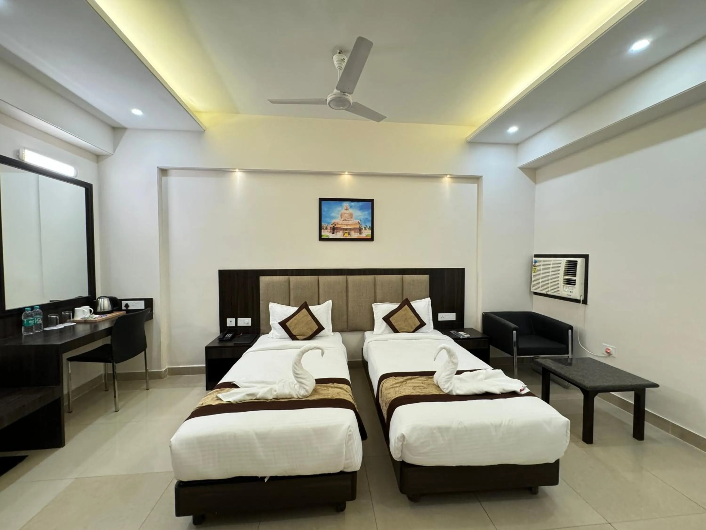 Bed in Hotel President