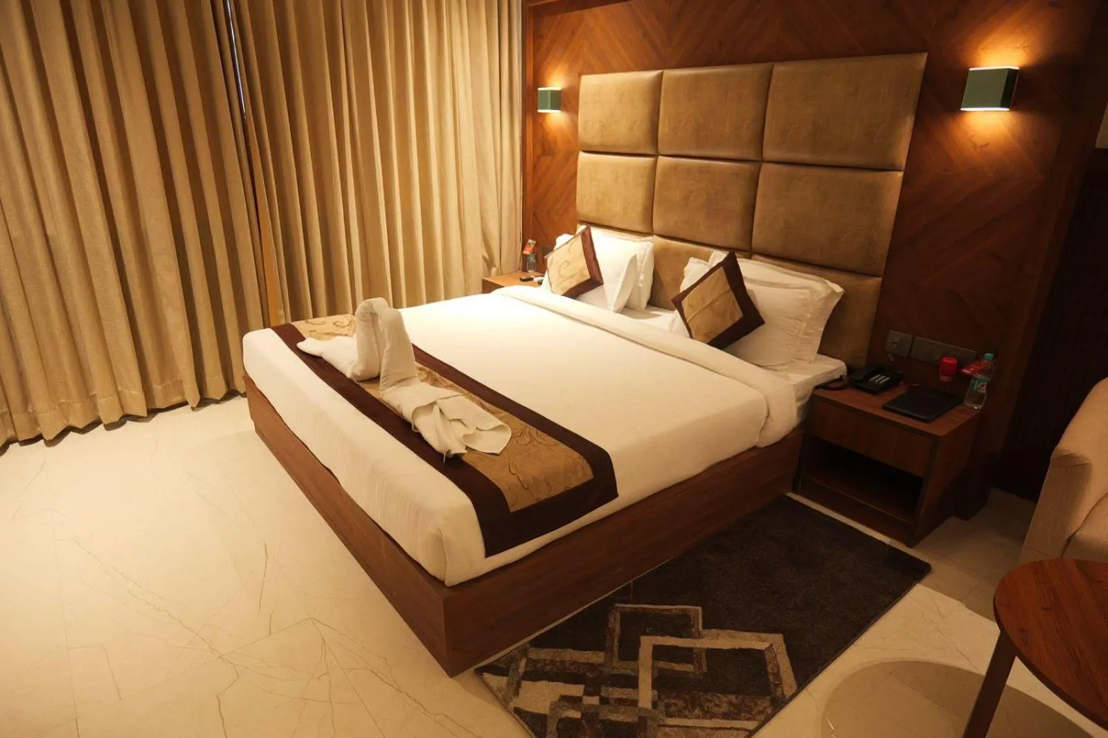 Bed in Hotel President