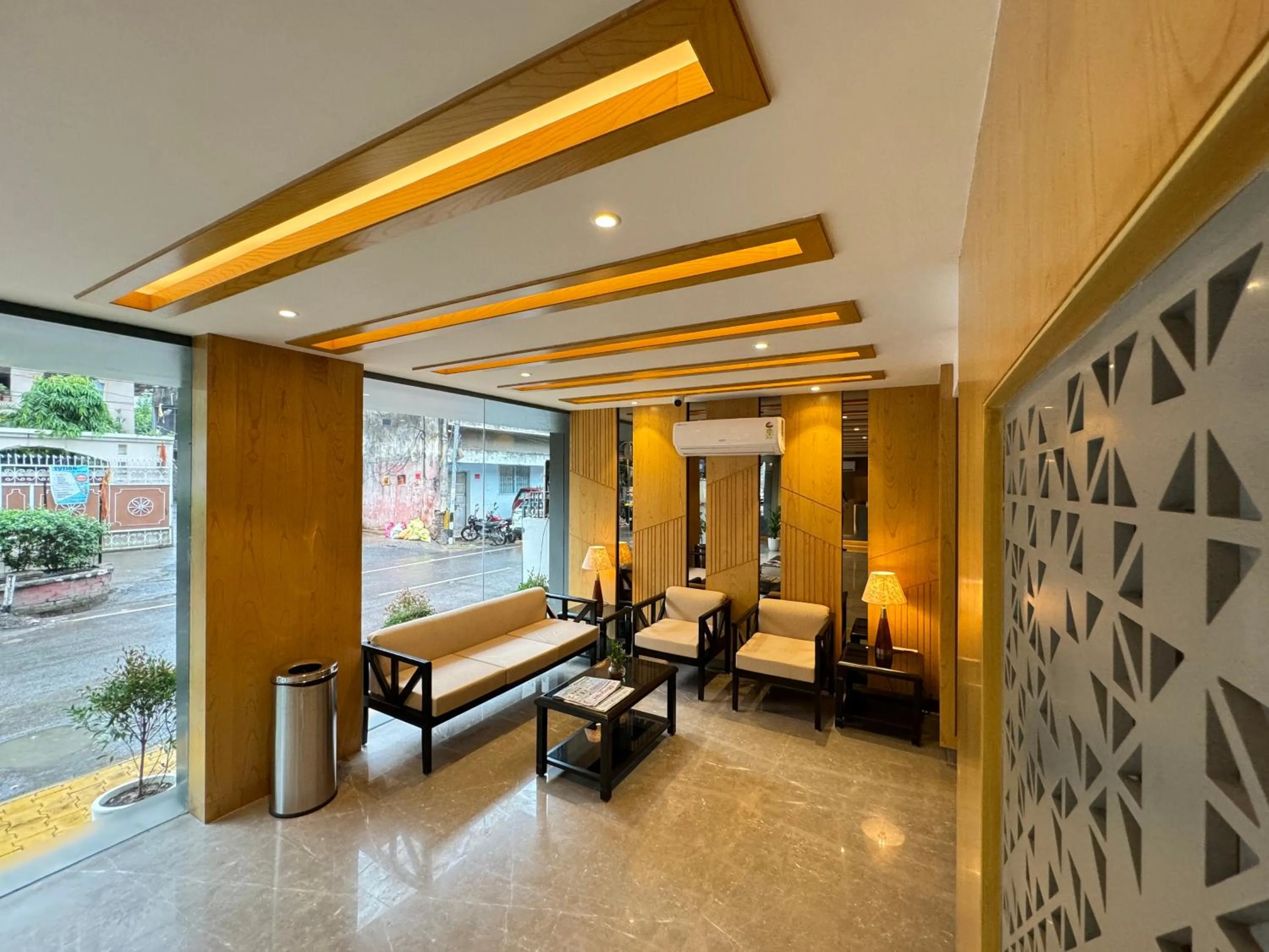 Seating area in Hotel President