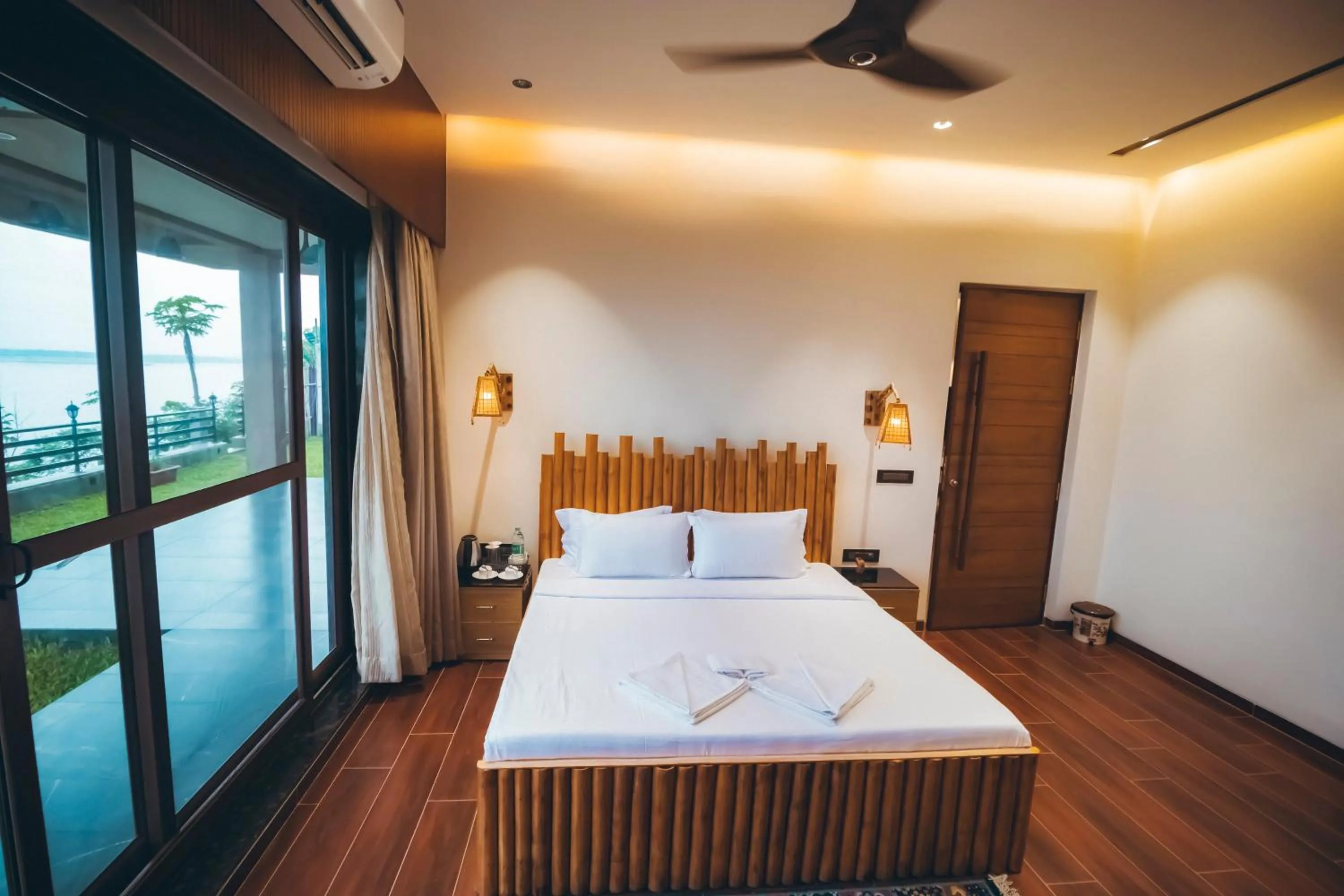 Bed in Red River Bungalow