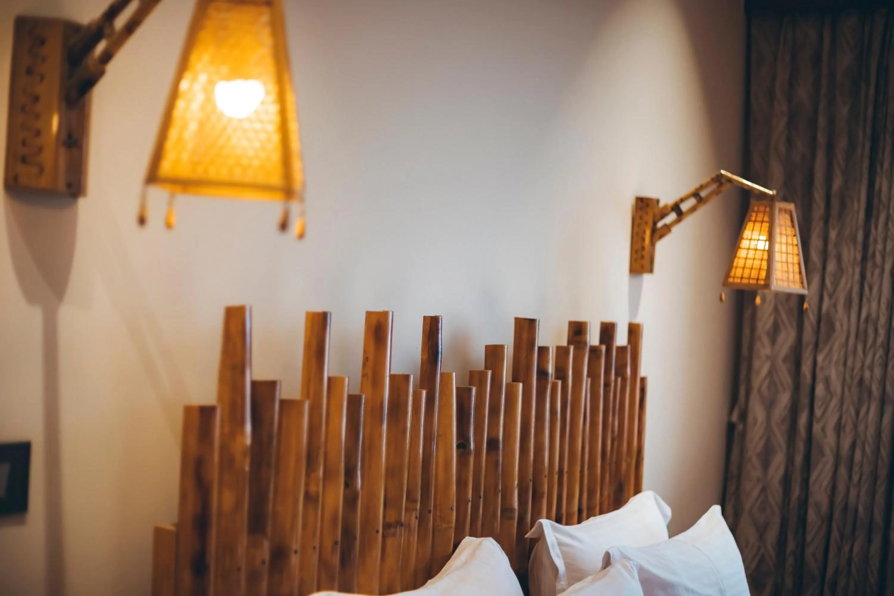 Bed in Red River Bungalow