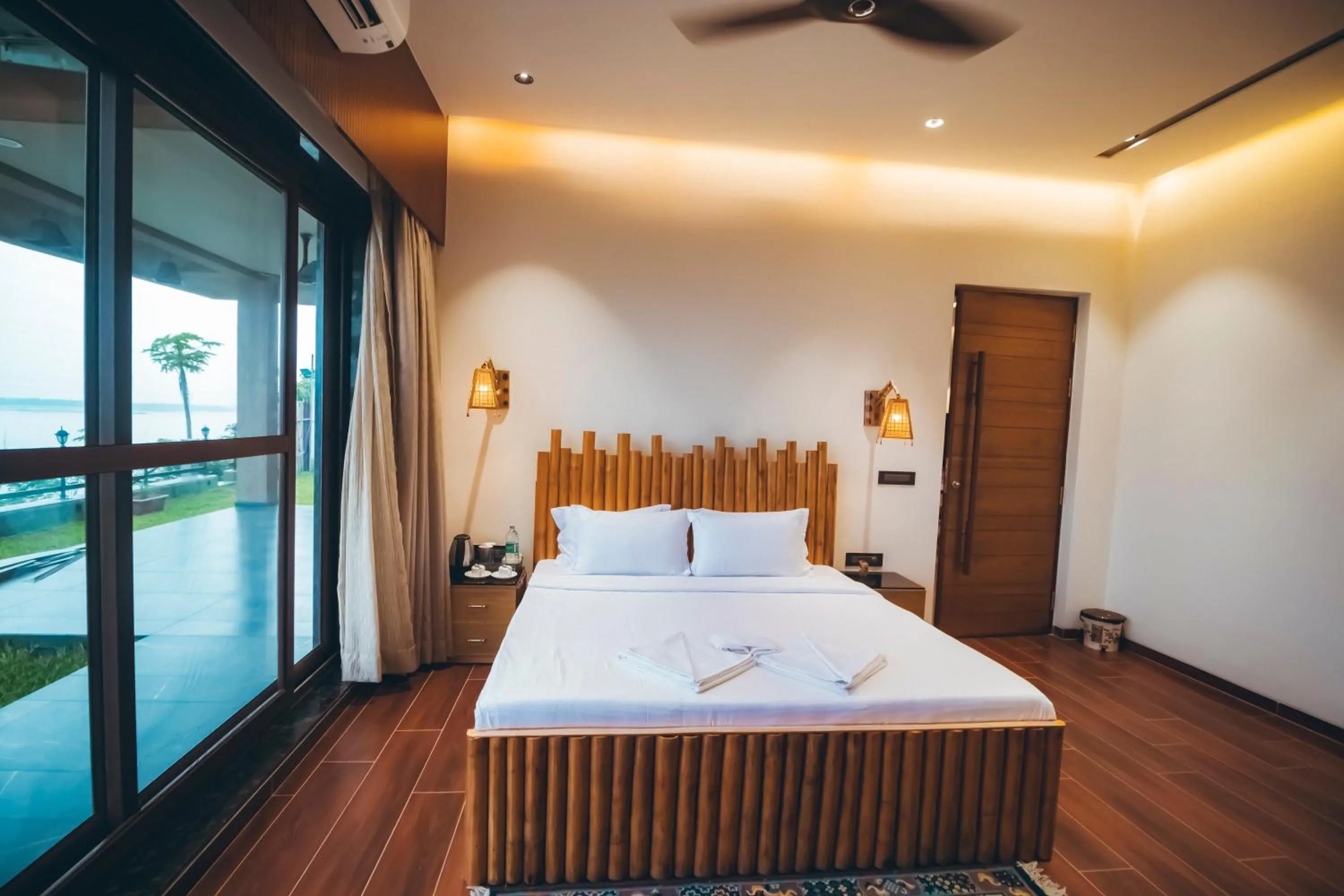 Bed in Red River Bungalow