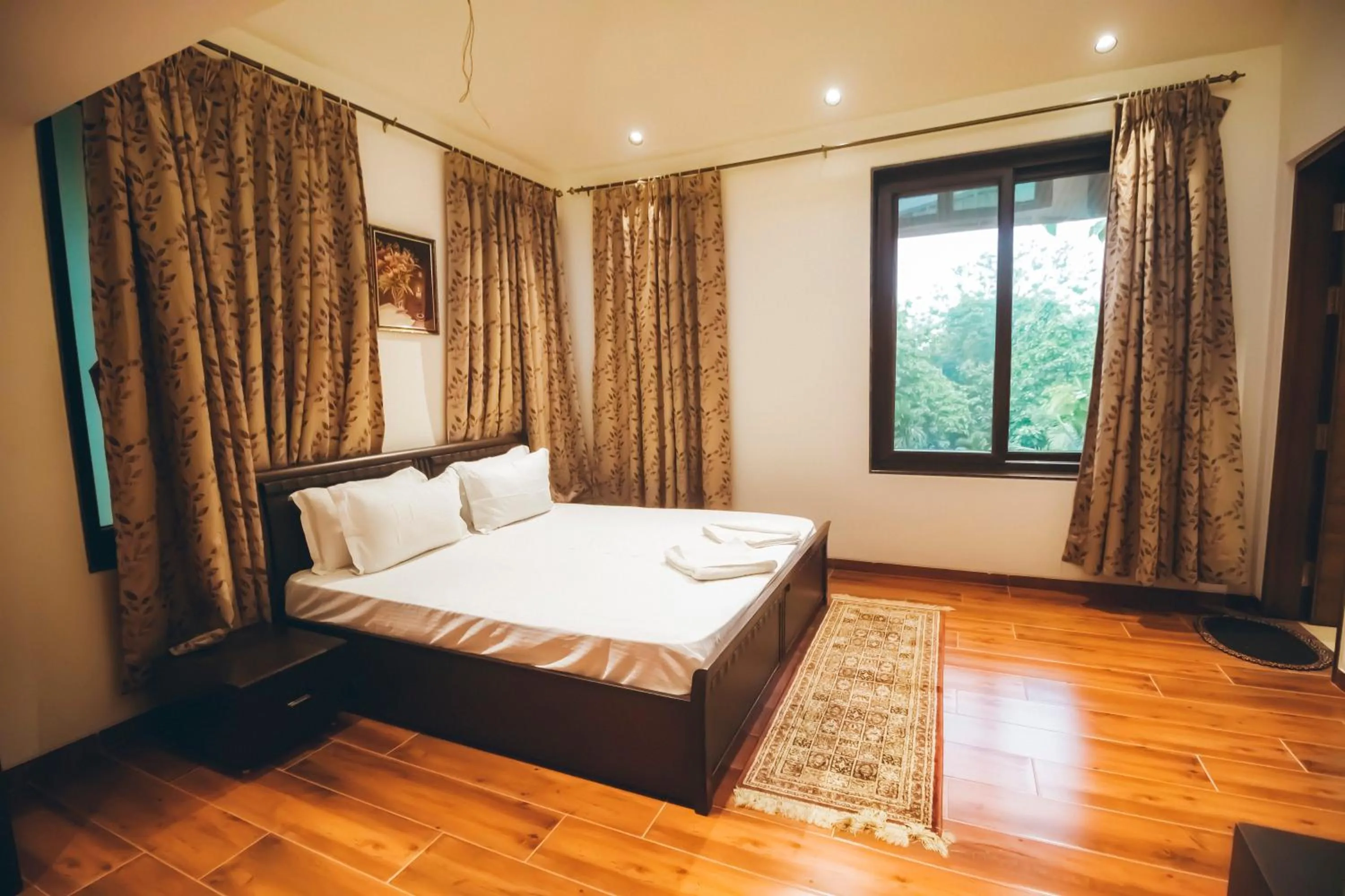 Bed in Red River Bungalow