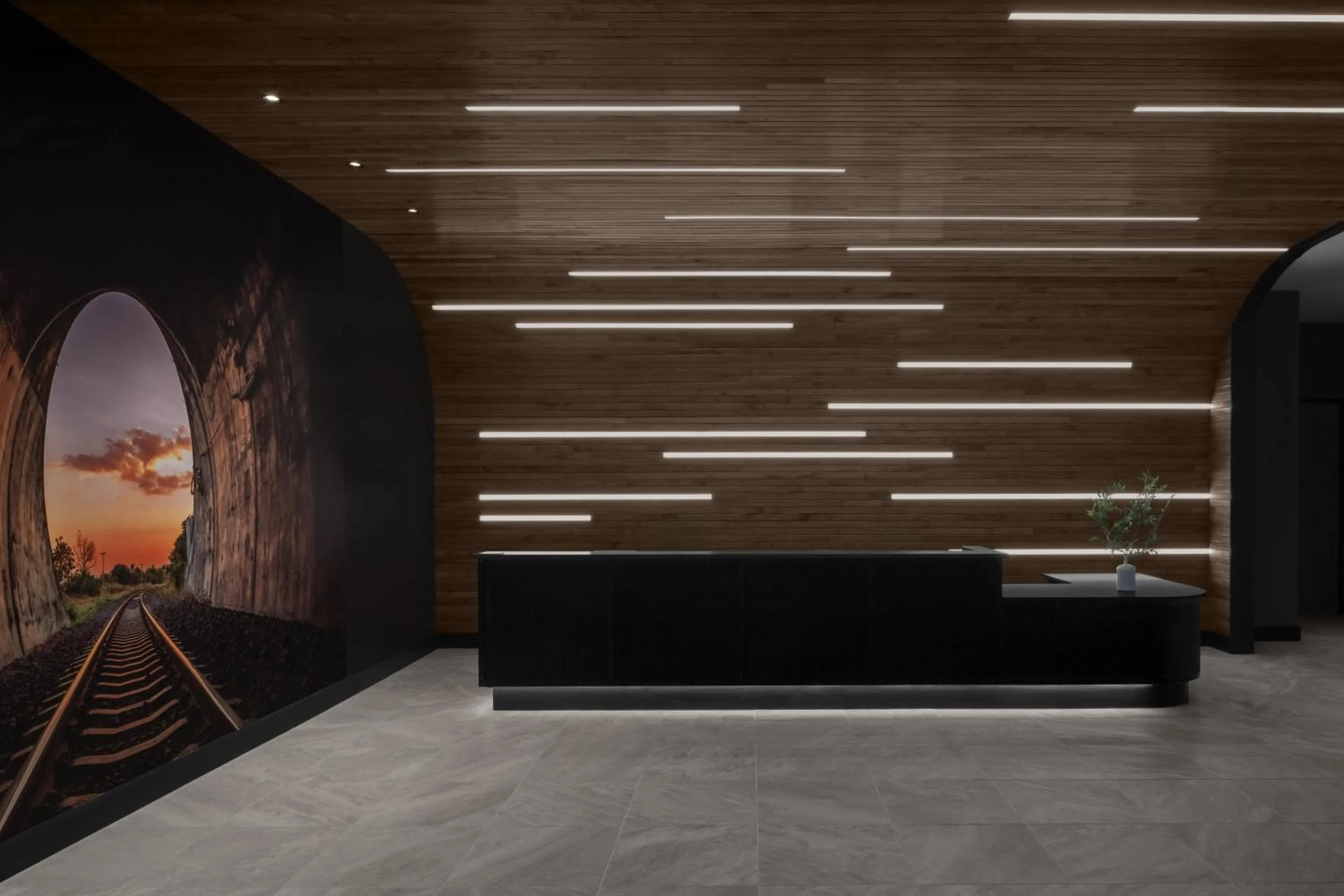 Lobby or reception in Hyatt House Raleigh Downtown/Seaboard Station