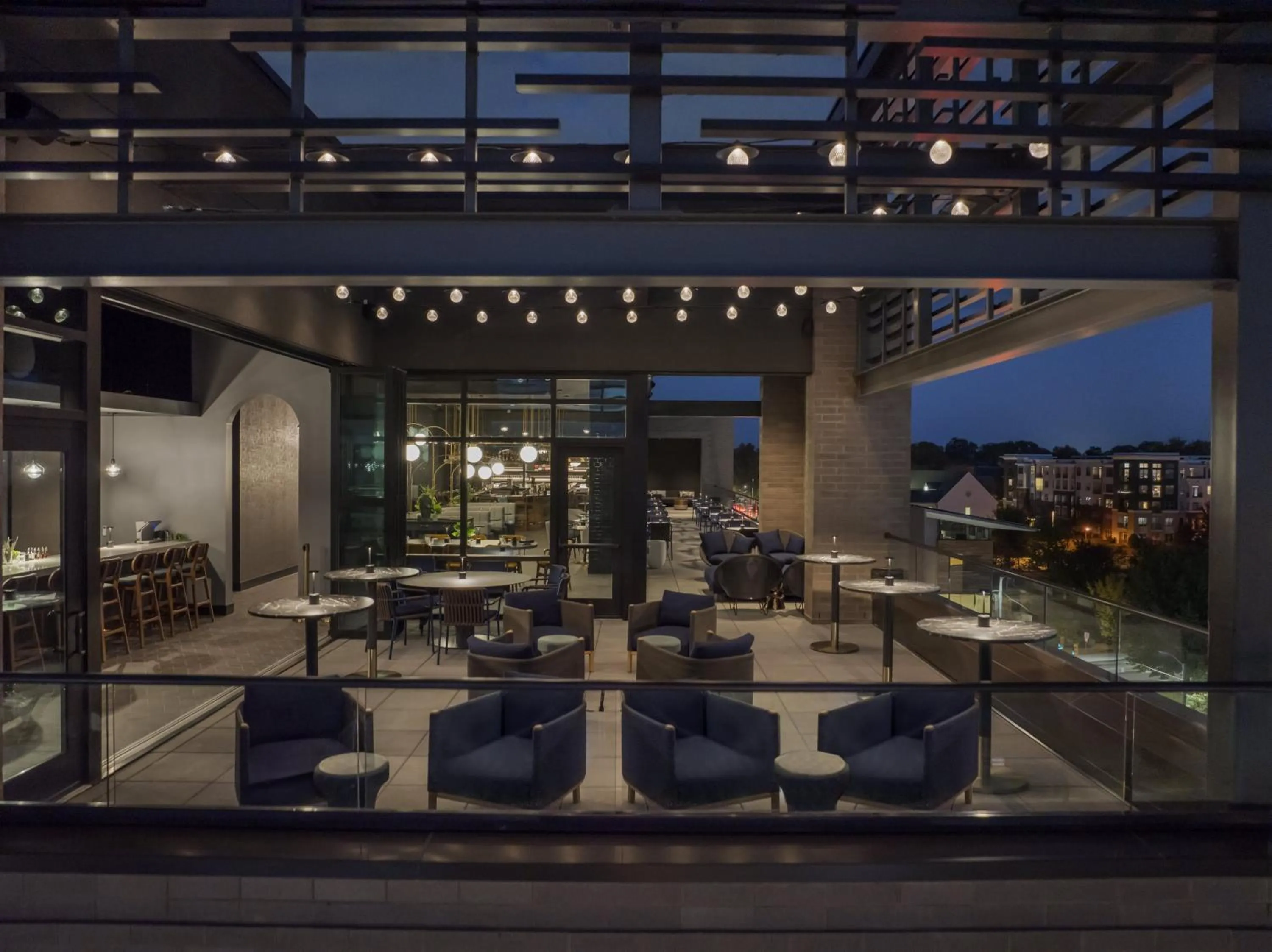 Lounge or bar in Hyatt House Raleigh Downtown/Seaboard Station