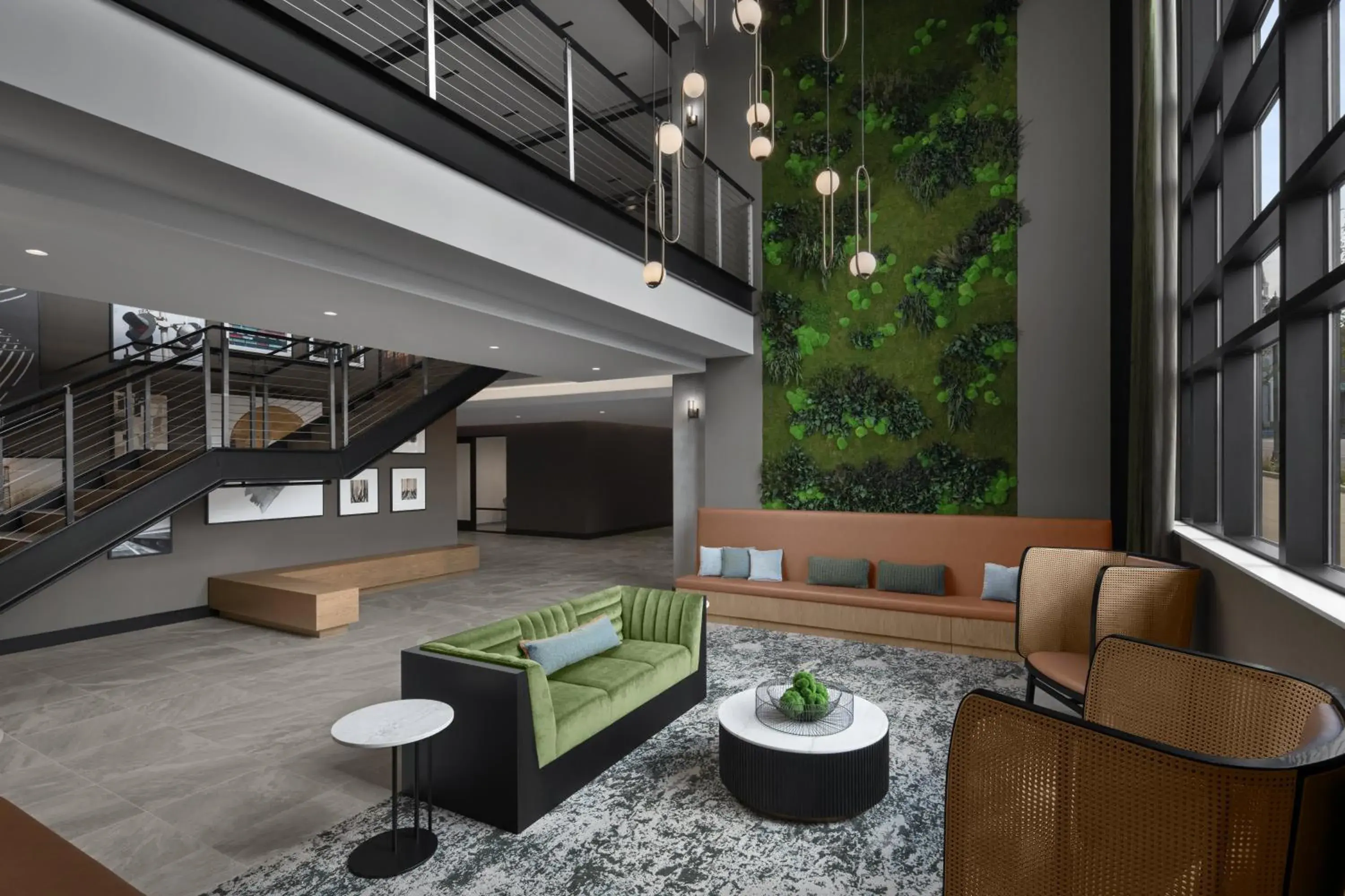 Lobby or reception in Hyatt House Raleigh Downtown/Seaboard Station Lobby or reception in Hyatt House Raleigh Downtown/Seaboard Station