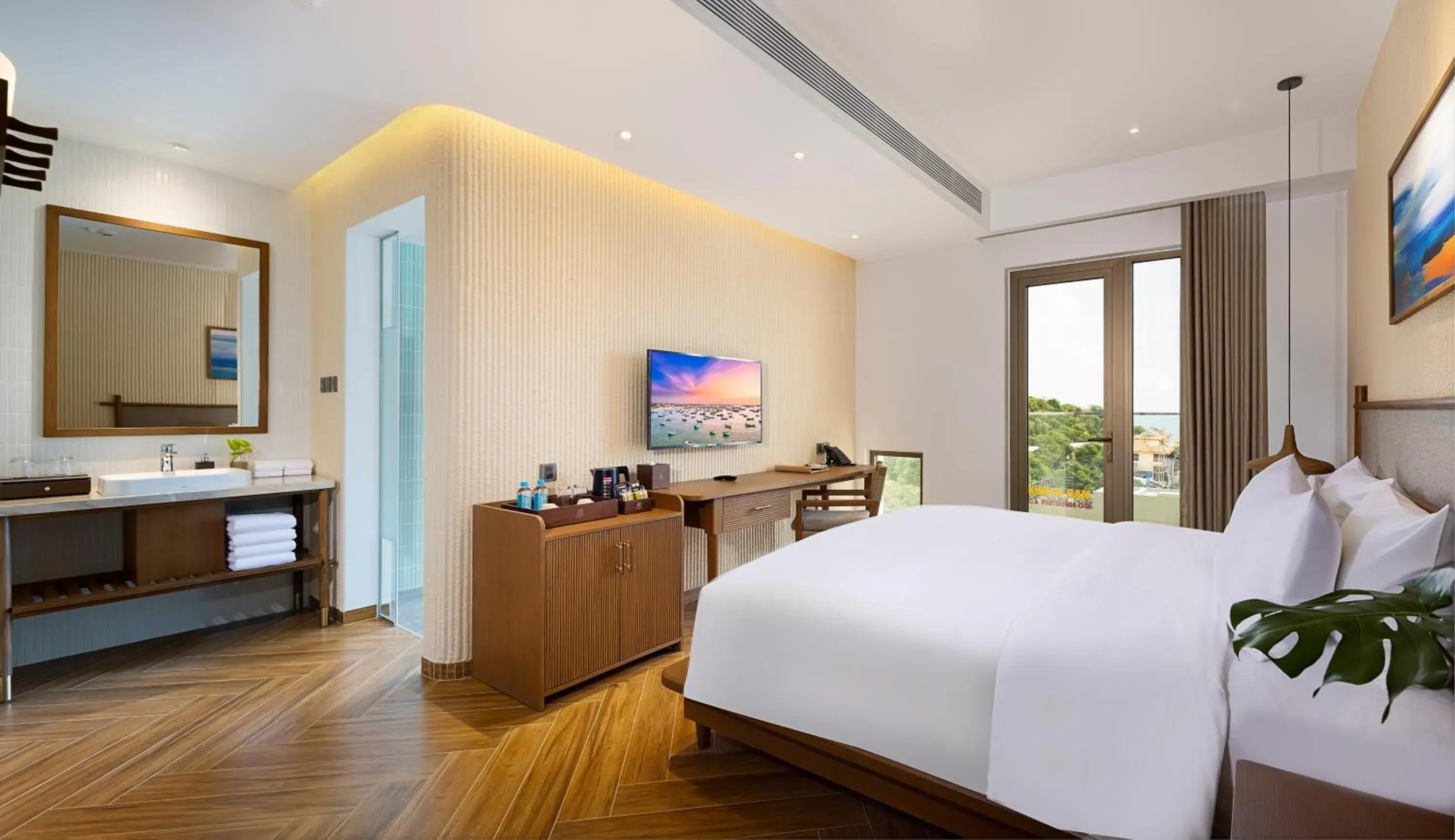 Bedroom, Bed in Iconic Long Hai Hotel Bedroom, Bed in Iconic Long Hai Hotel