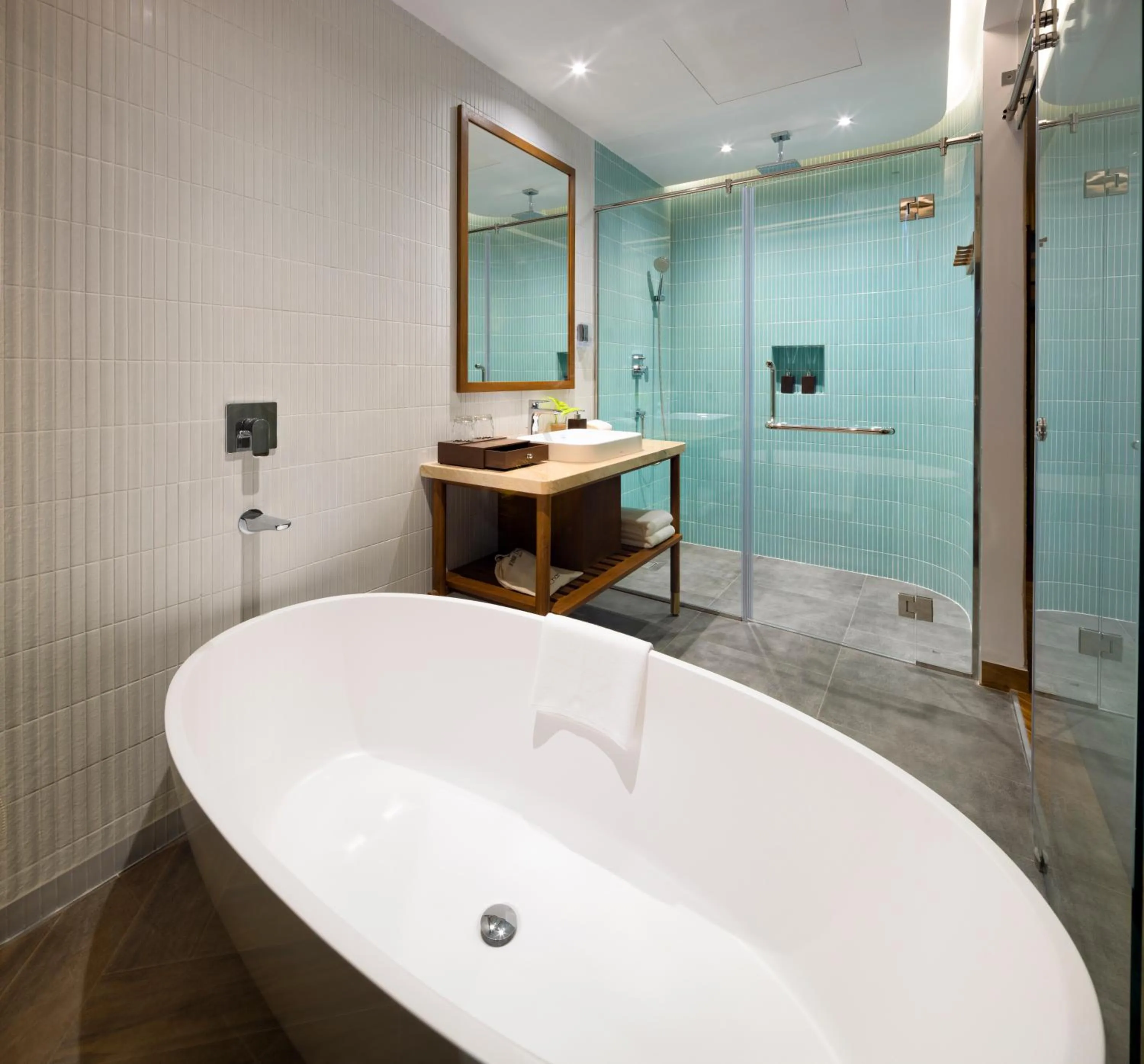 Shower in Iconic Long Hai Hotel