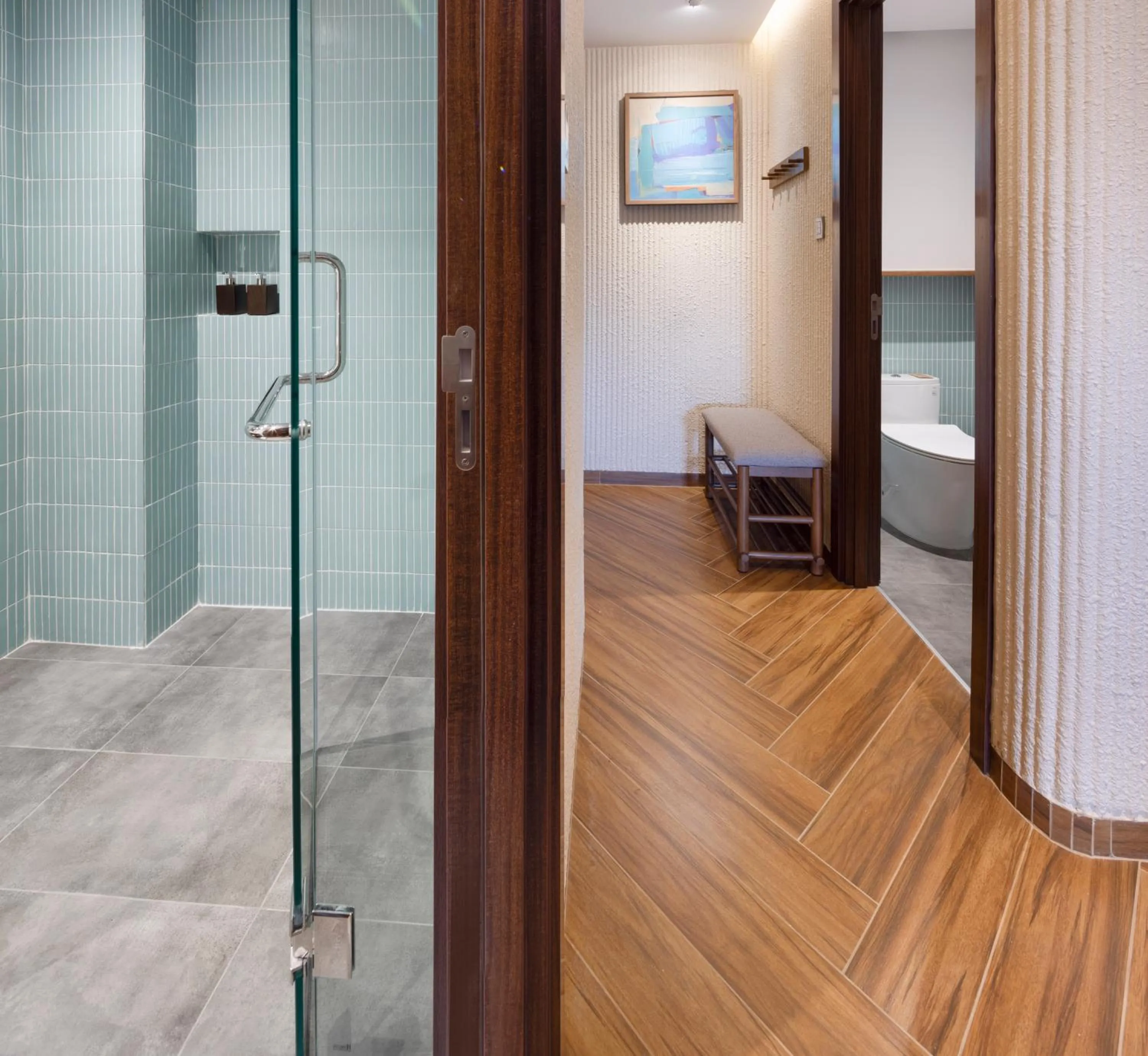 Bathroom, Bed in Iconic Long Hai Hotel