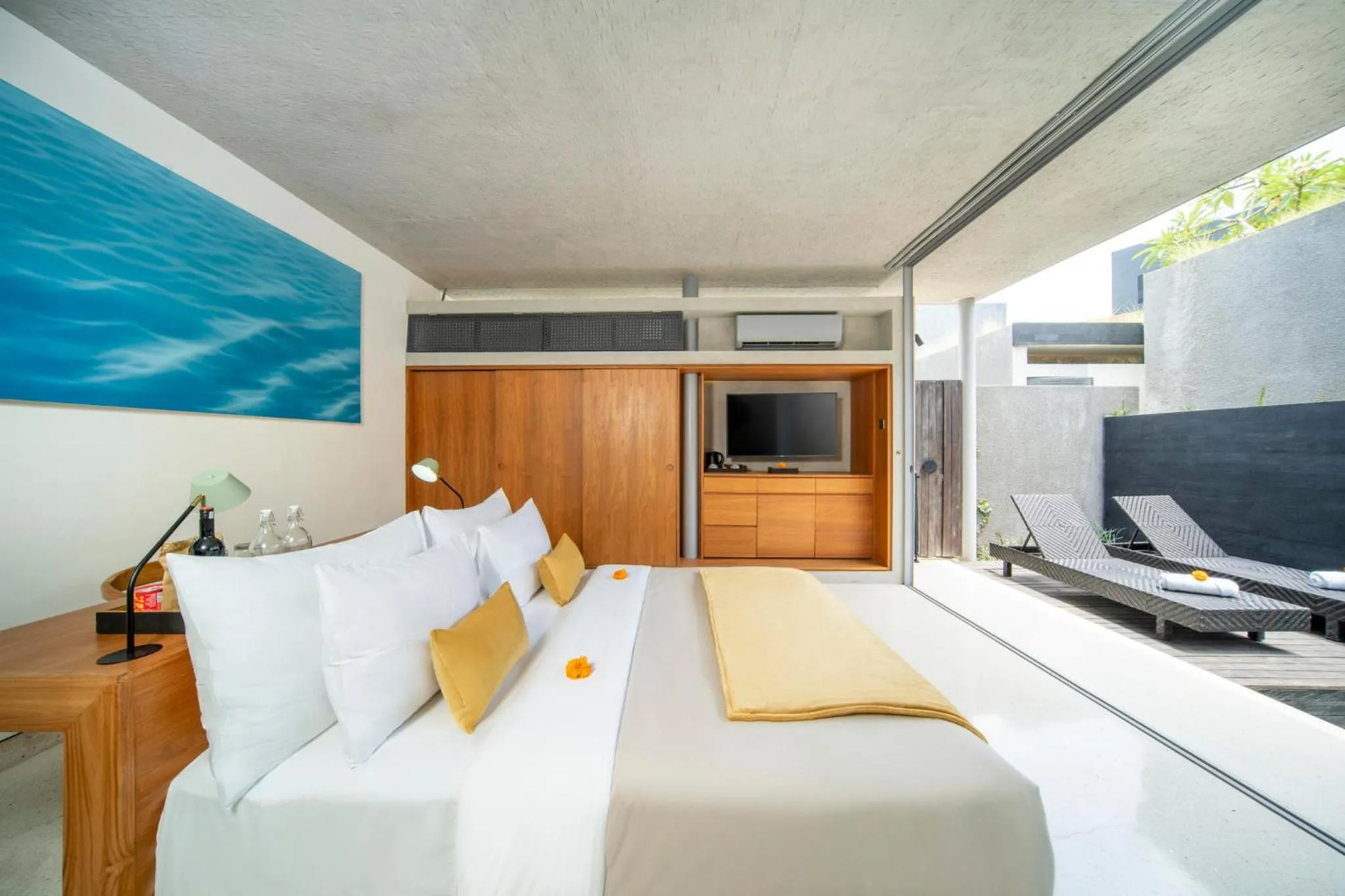 Bedroom in Atap Resort Canggu by Ini Vie Hospitality