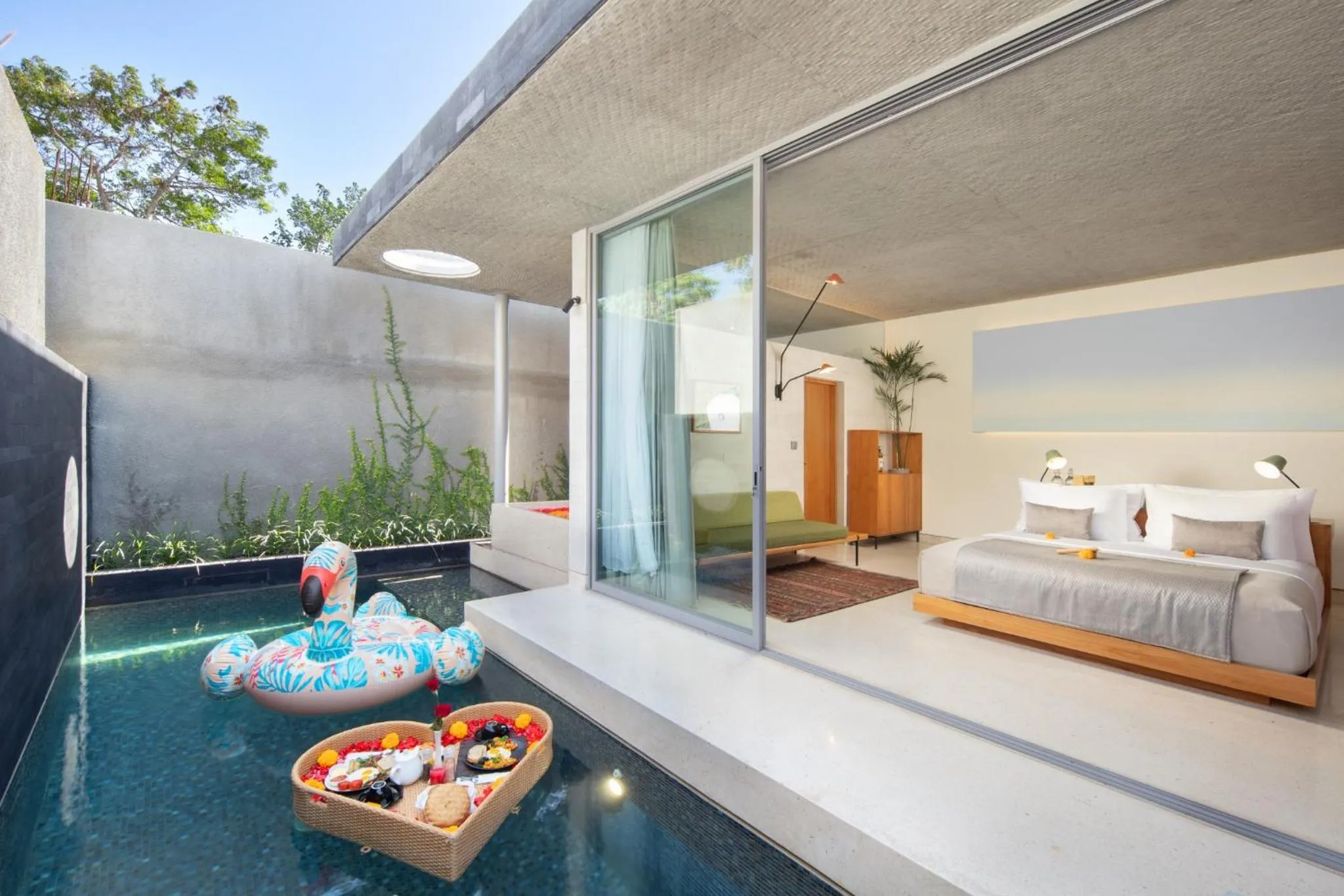 Breakfast, Bed in Atap Resort Canggu by Ini Vie Hospitality