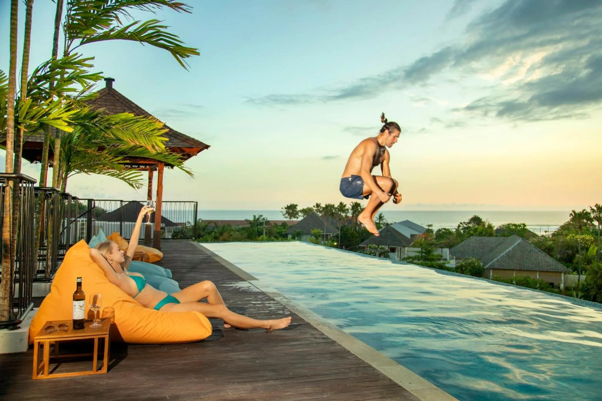 Swimming pool in Atap Resort Canggu by Ini Vie Hospitality