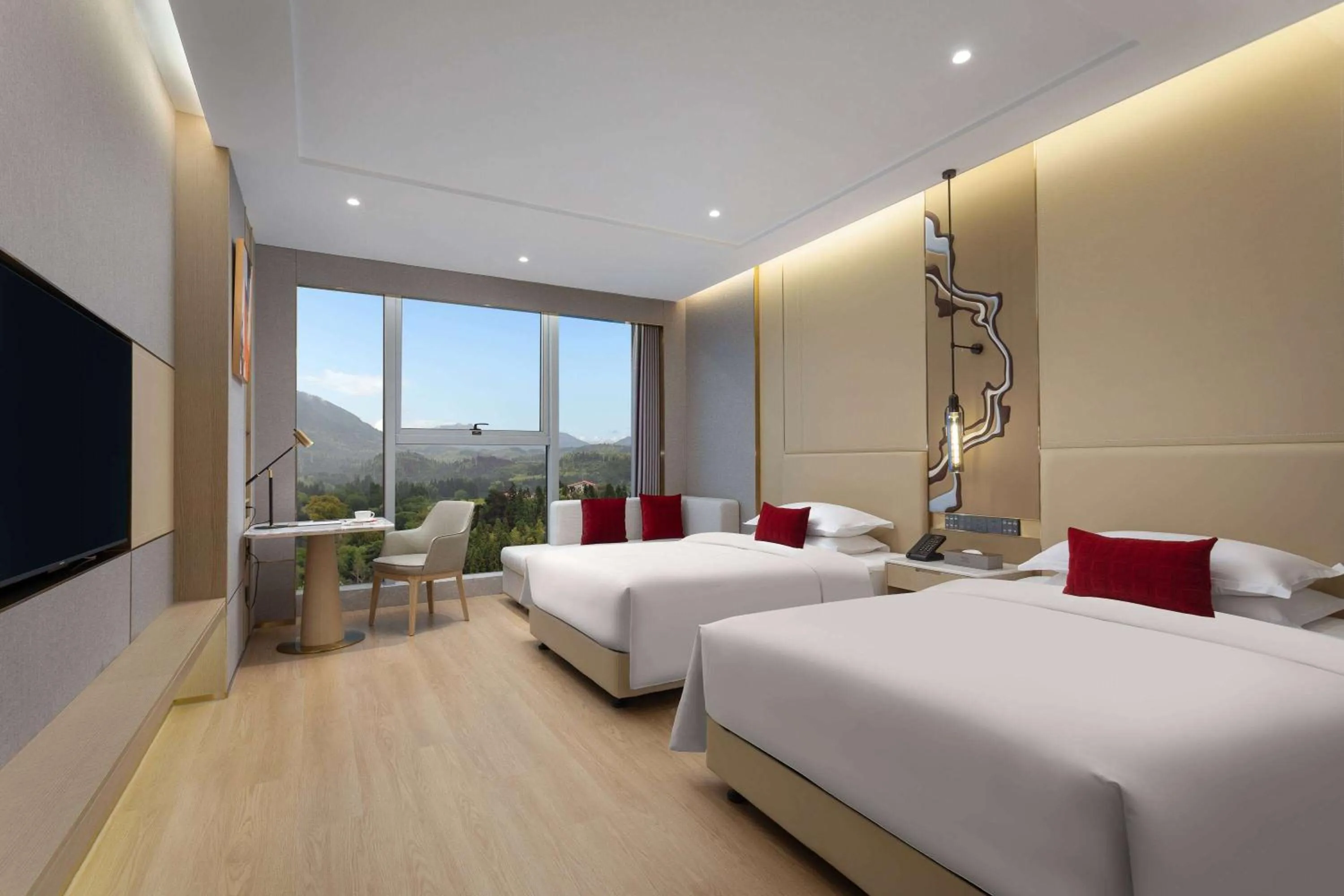 Photo of the whole room, Bed in Ramada by Wyndham Zhouning