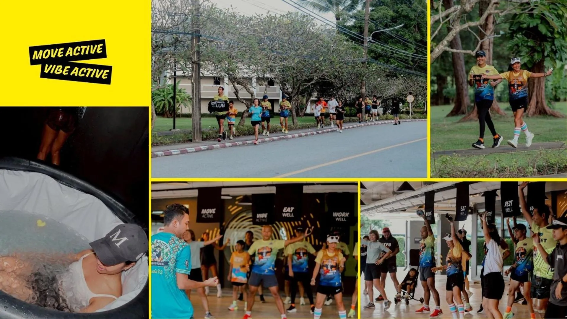 group of guests in Blu Monkey Hub and Hotel Laguna, Bangtao Phuket