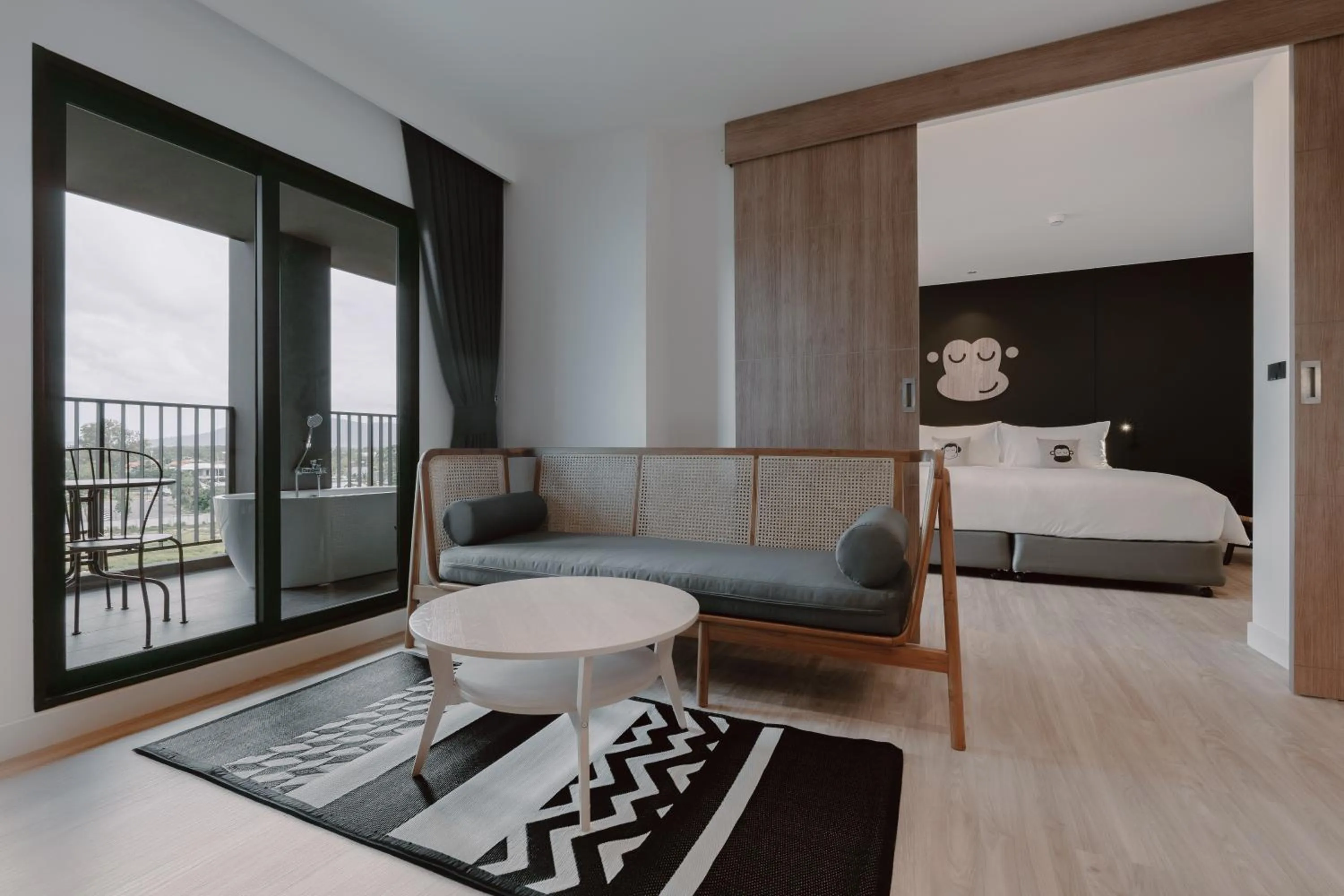 Living room in Blu Monkey Hub and Hotel Laguna, Bangtao Phuket