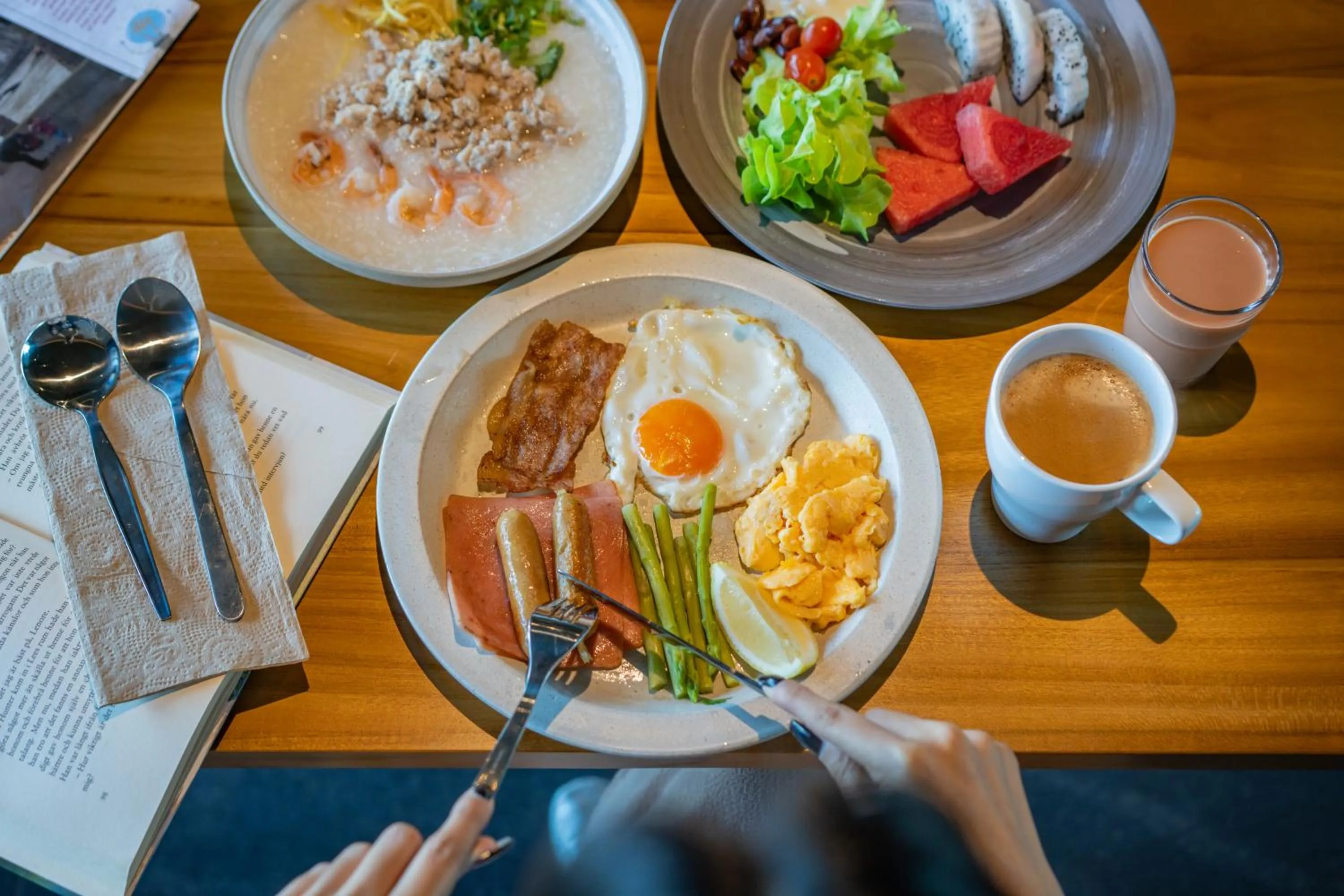 Breakfast in Blu Monkey Hub and Hotel Laguna, Bangtao Phuket