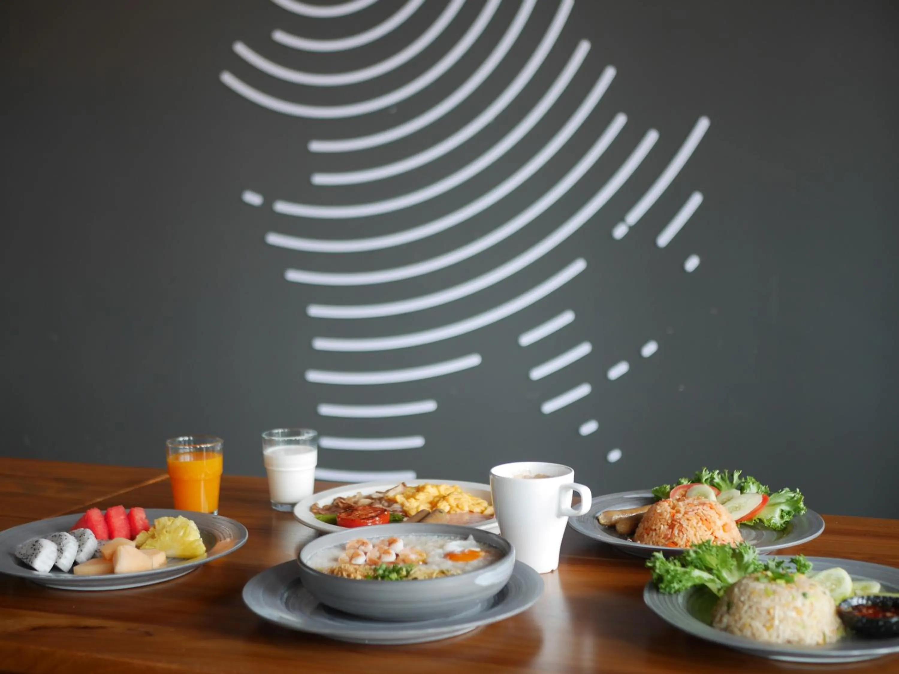 Breakfast in Blu Monkey Hub and Hotel Laguna, Bangtao Phuket