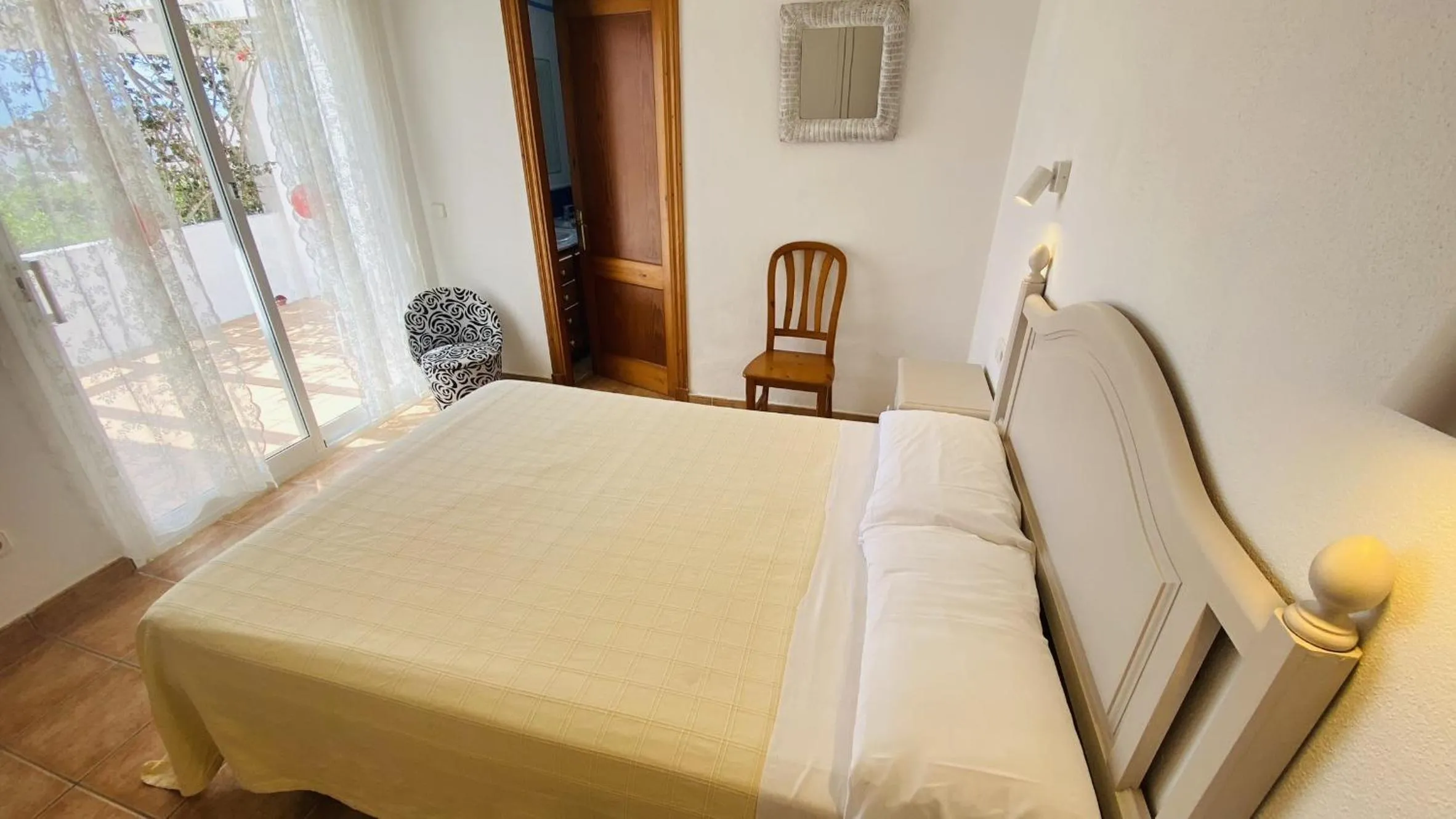 Bed in Villa Cristina