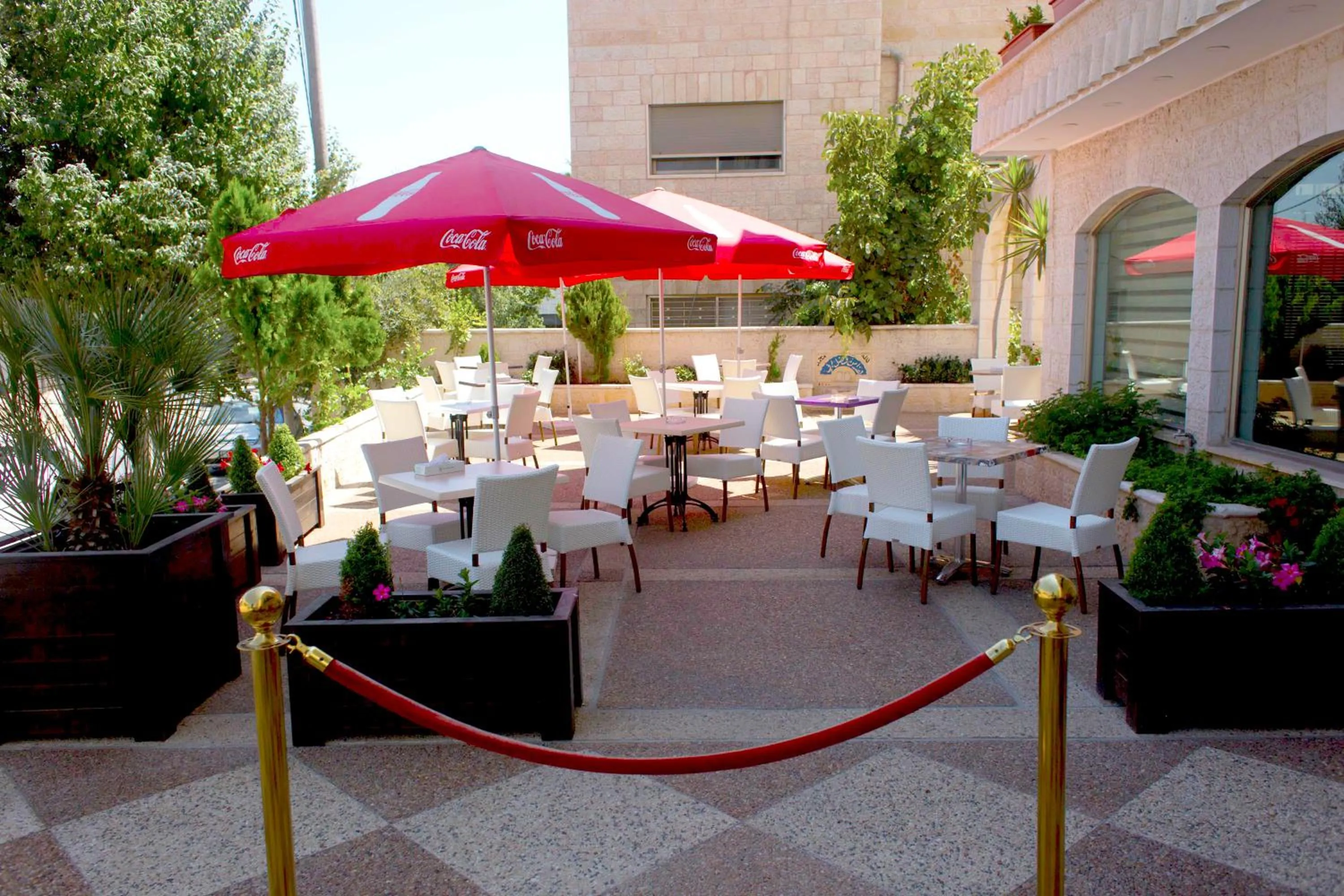 Patio in City Inn Palace Hotel