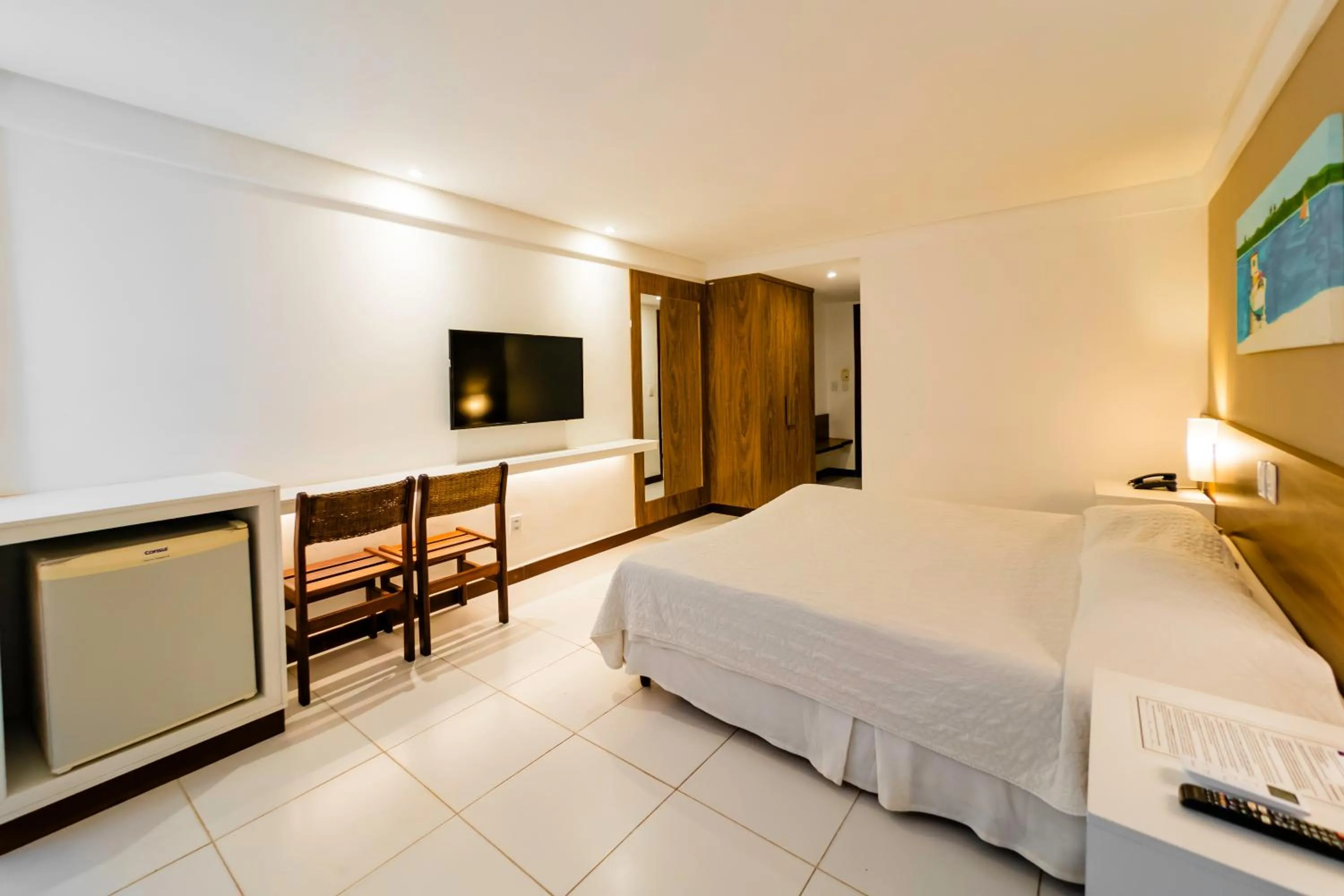 Bedroom, Bed in Porto Suítes Natal Hotel