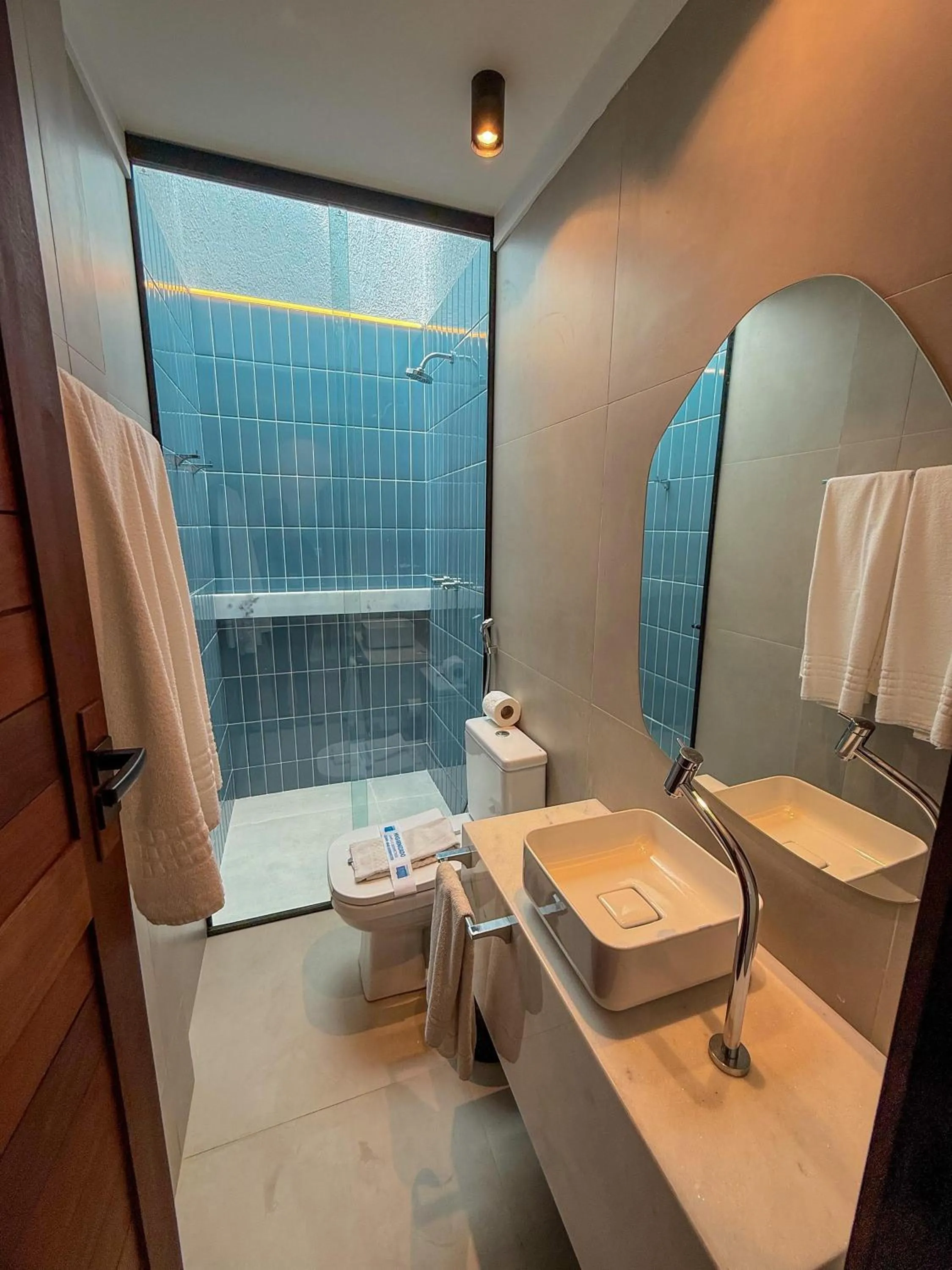 Bathroom in Porto Suítes Natal Hotel