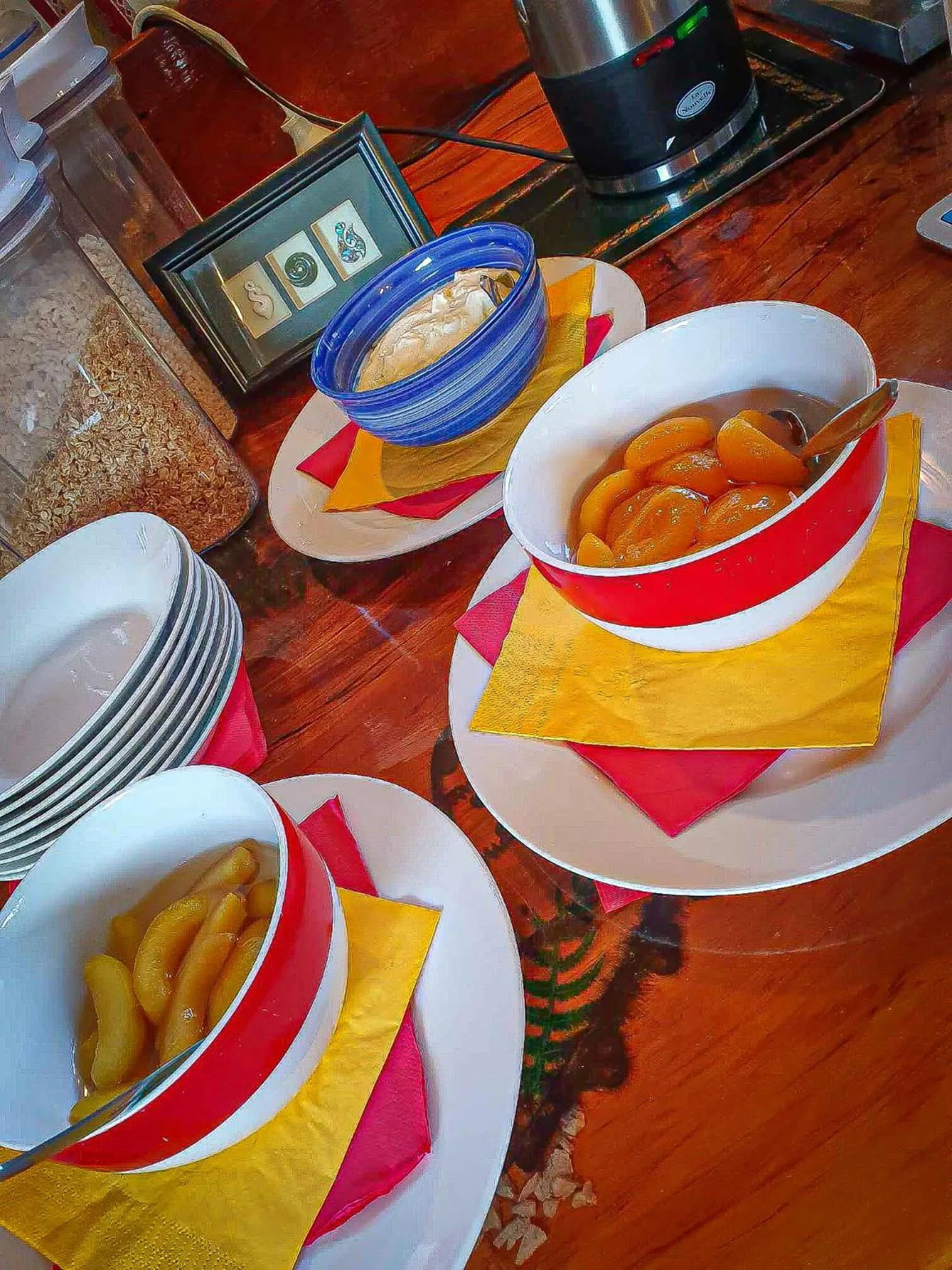 Food and drinks in Ropatinis Bed & Breakfast