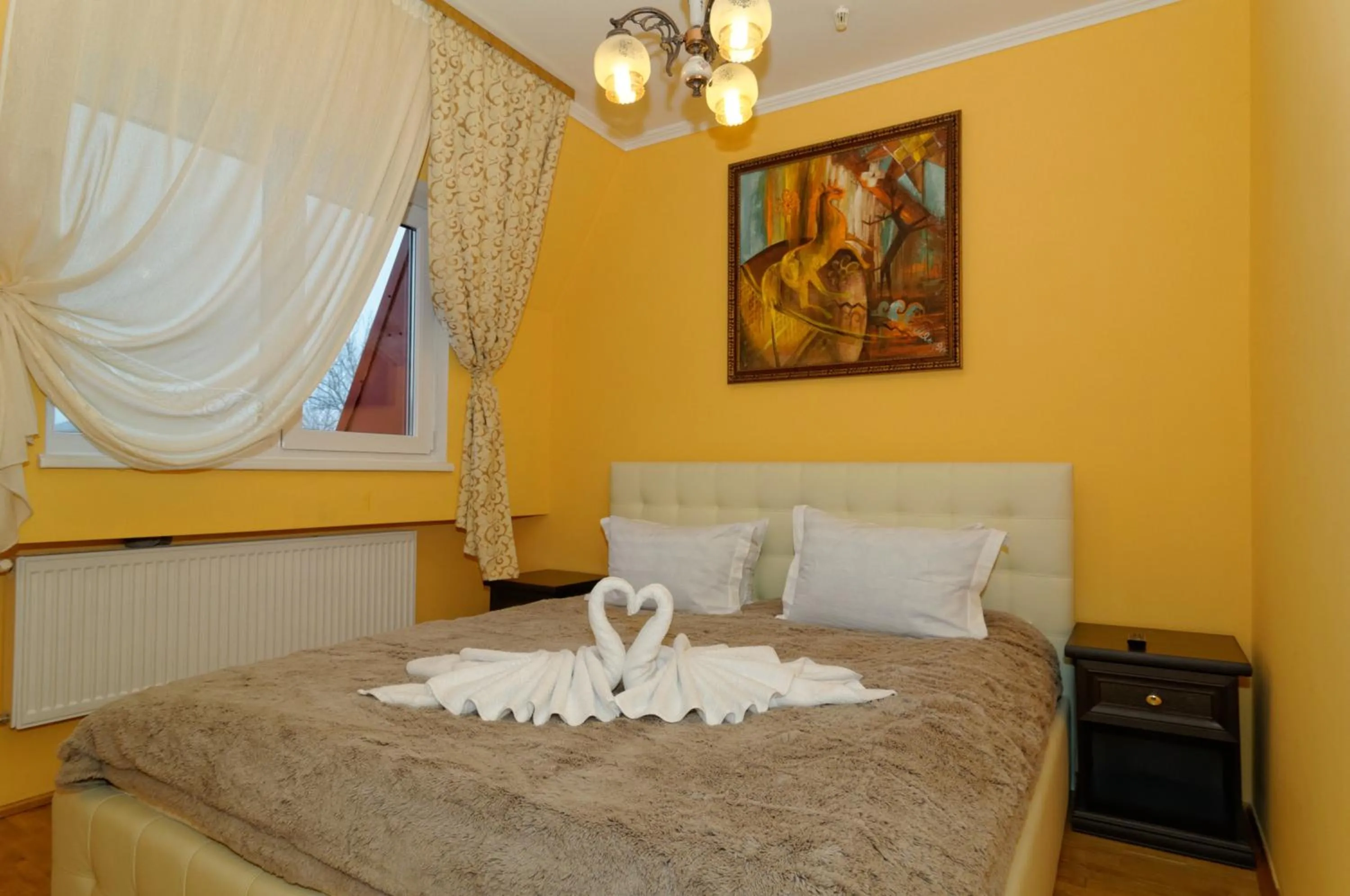 Photo of the whole room, Bed in Pysanka Hotel