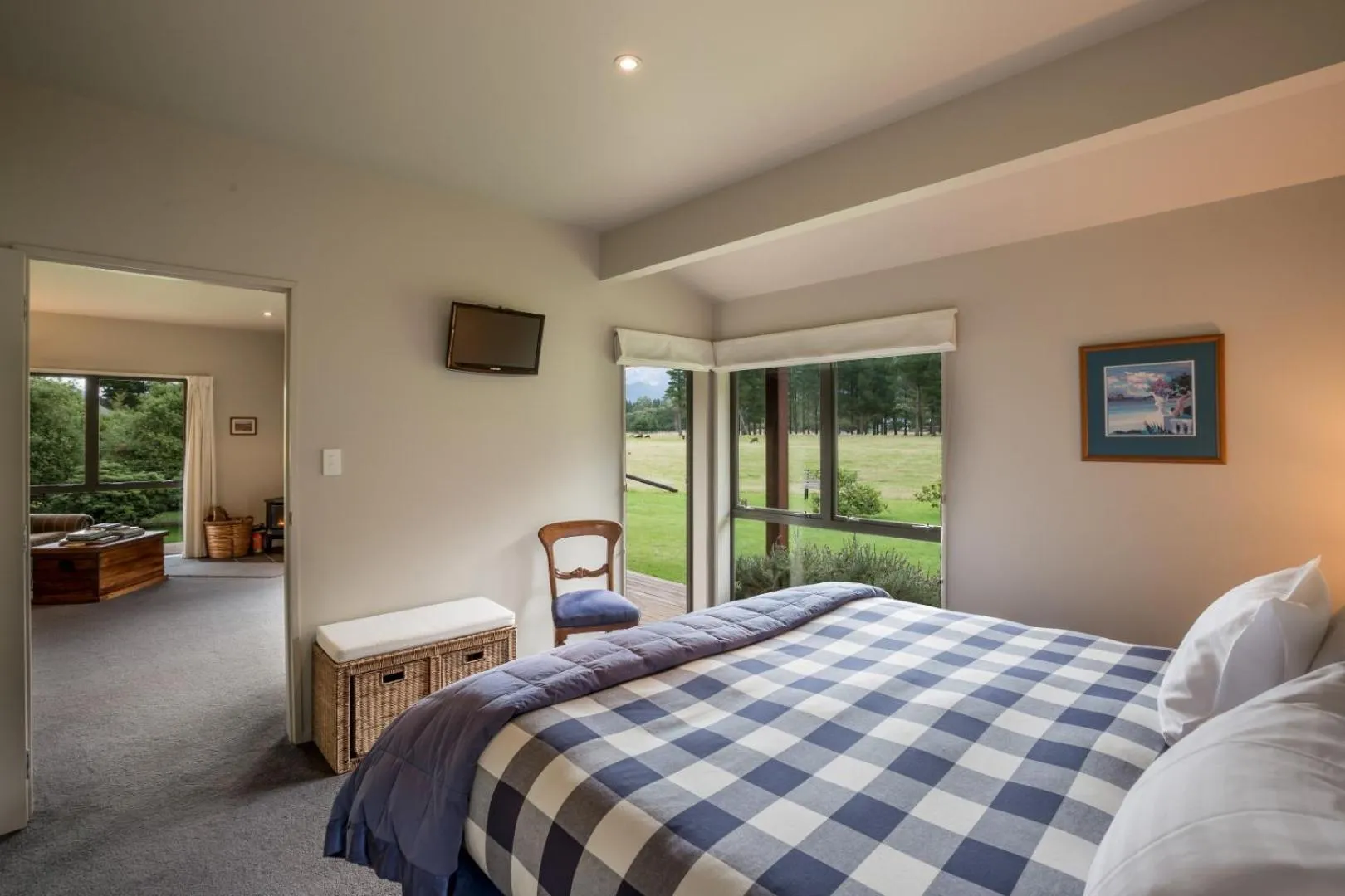 Bed in Woodbank Park Cottages