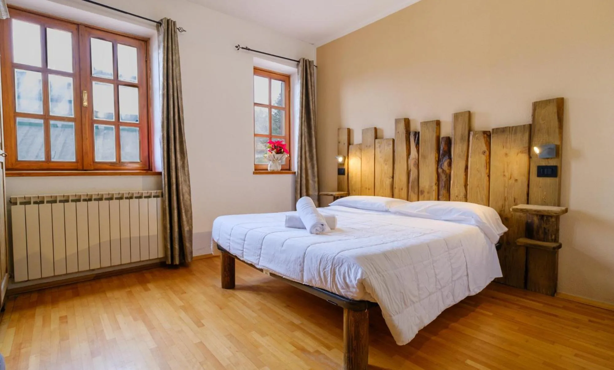 Bed in Chalet Le Alpi - Azzurro Club