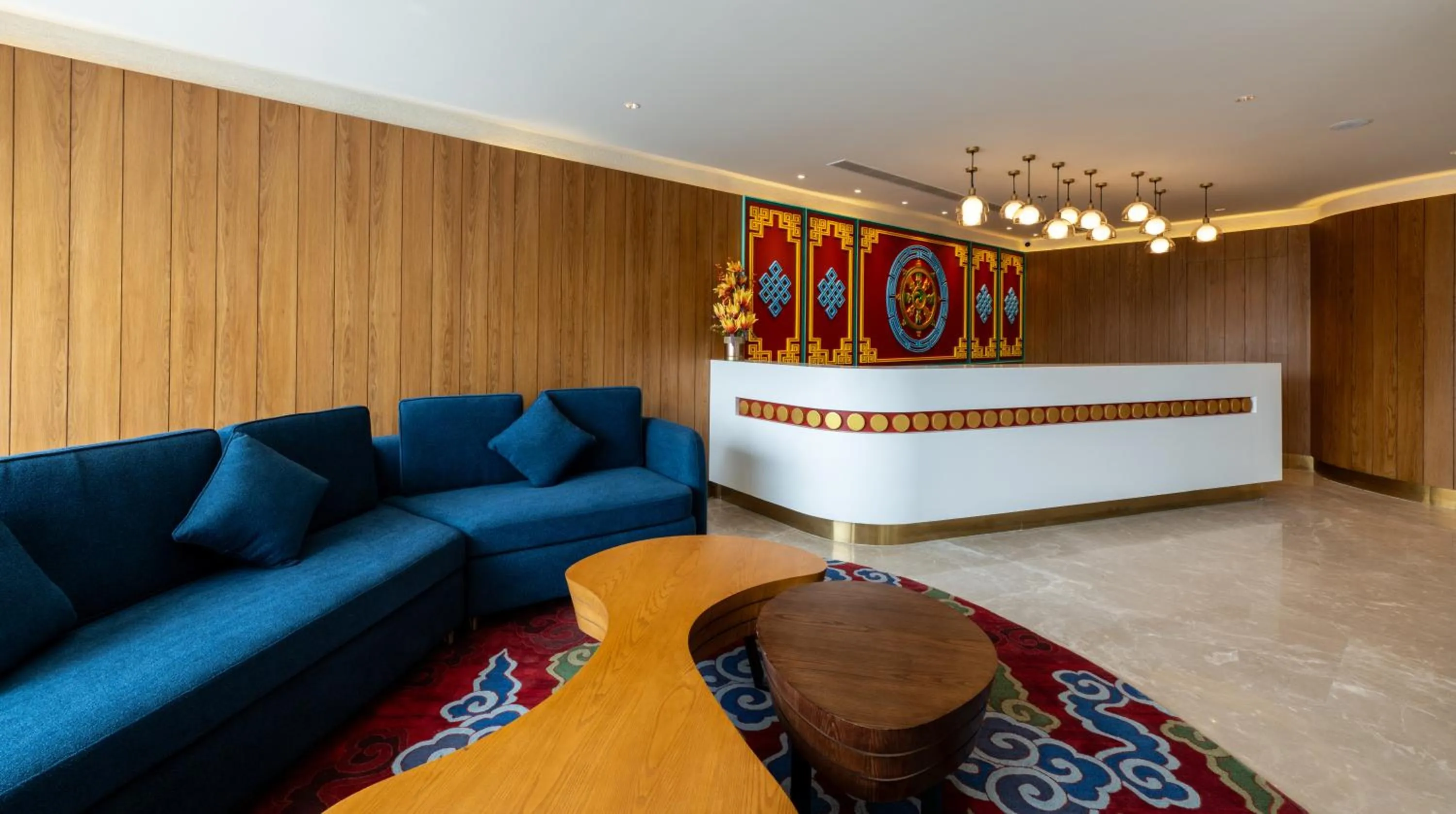 Lobby or reception in Charmwood Hotel