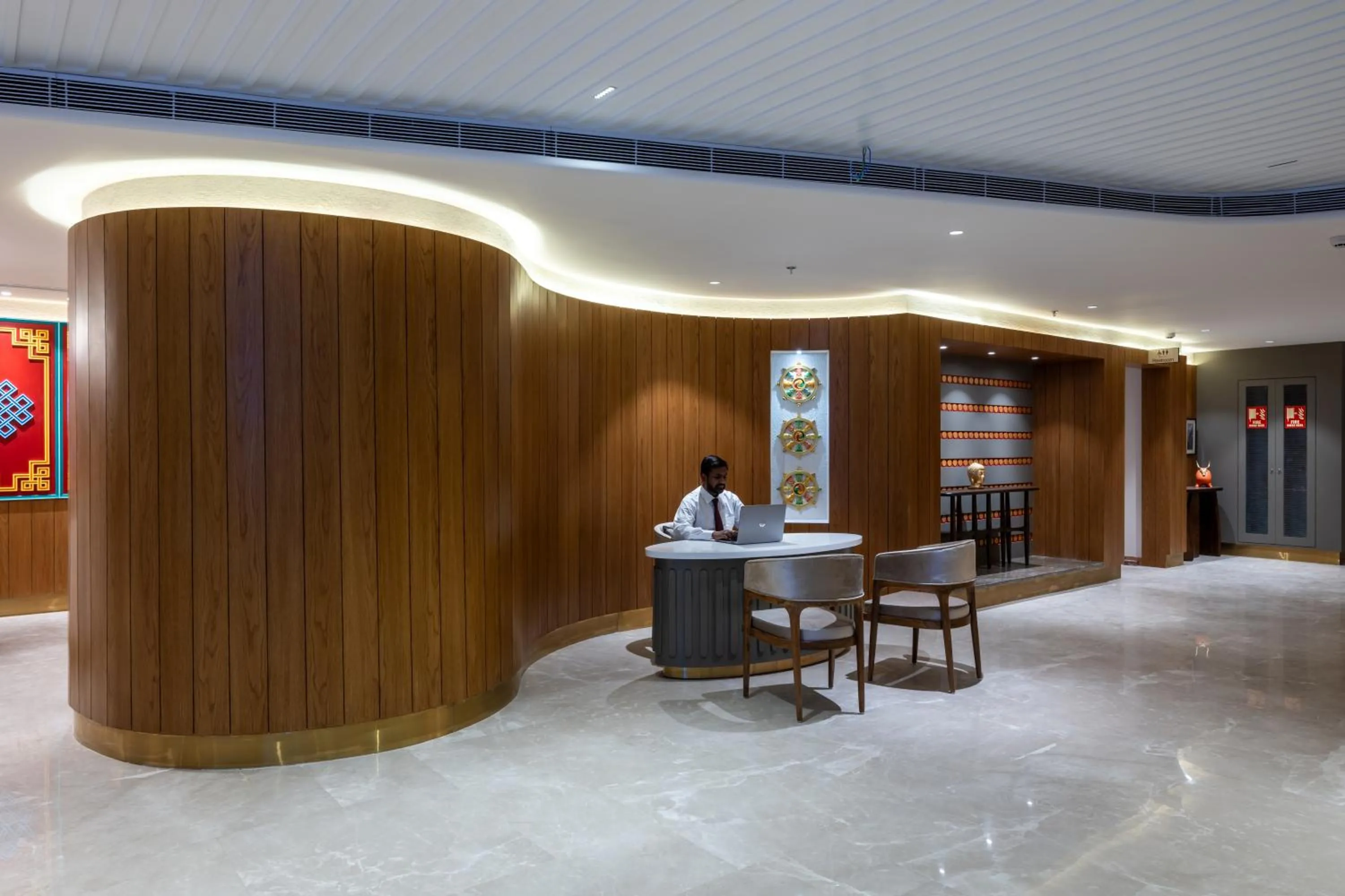 Lobby or reception in Charmwood Hotel