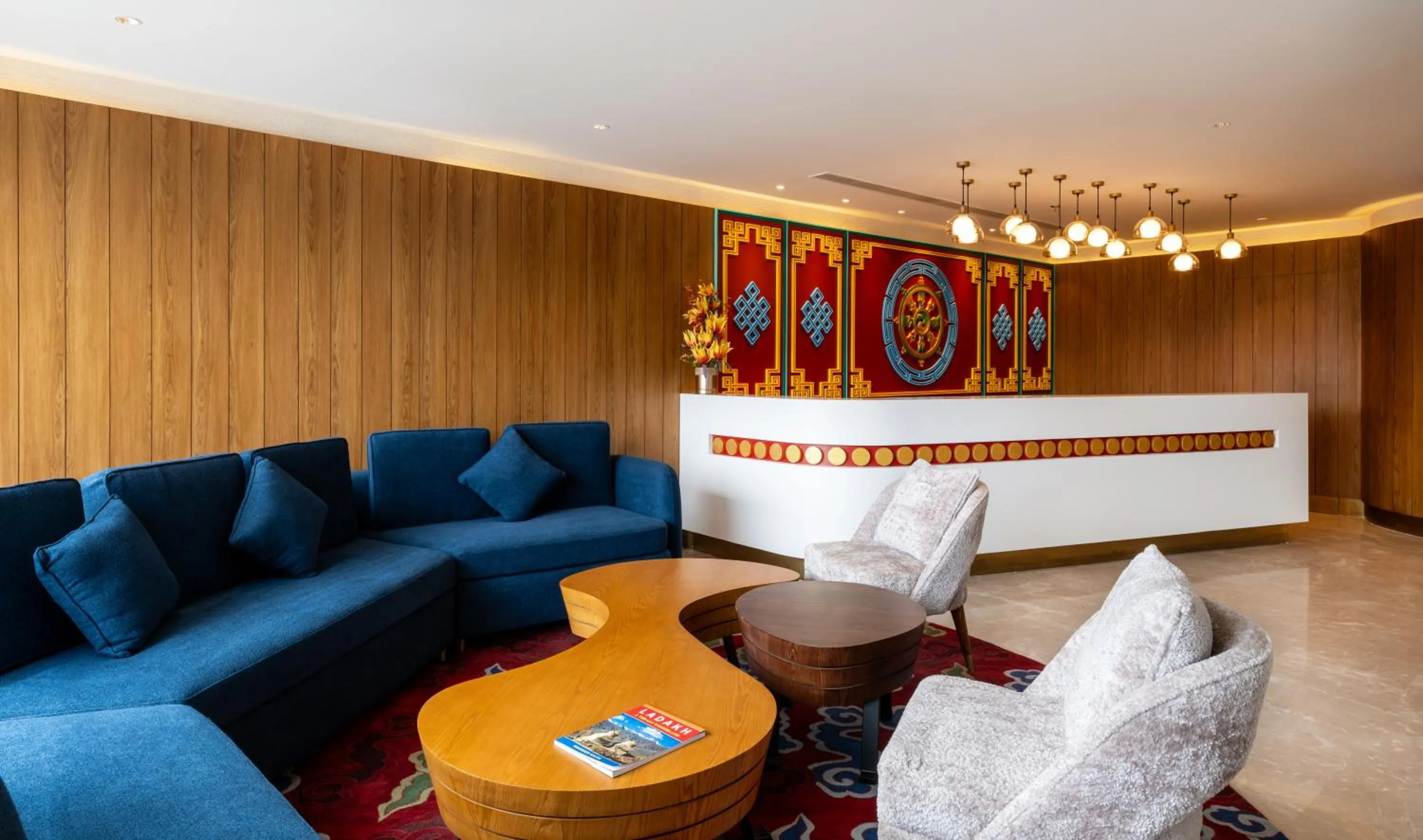 Seating area in Charmwood Hotel