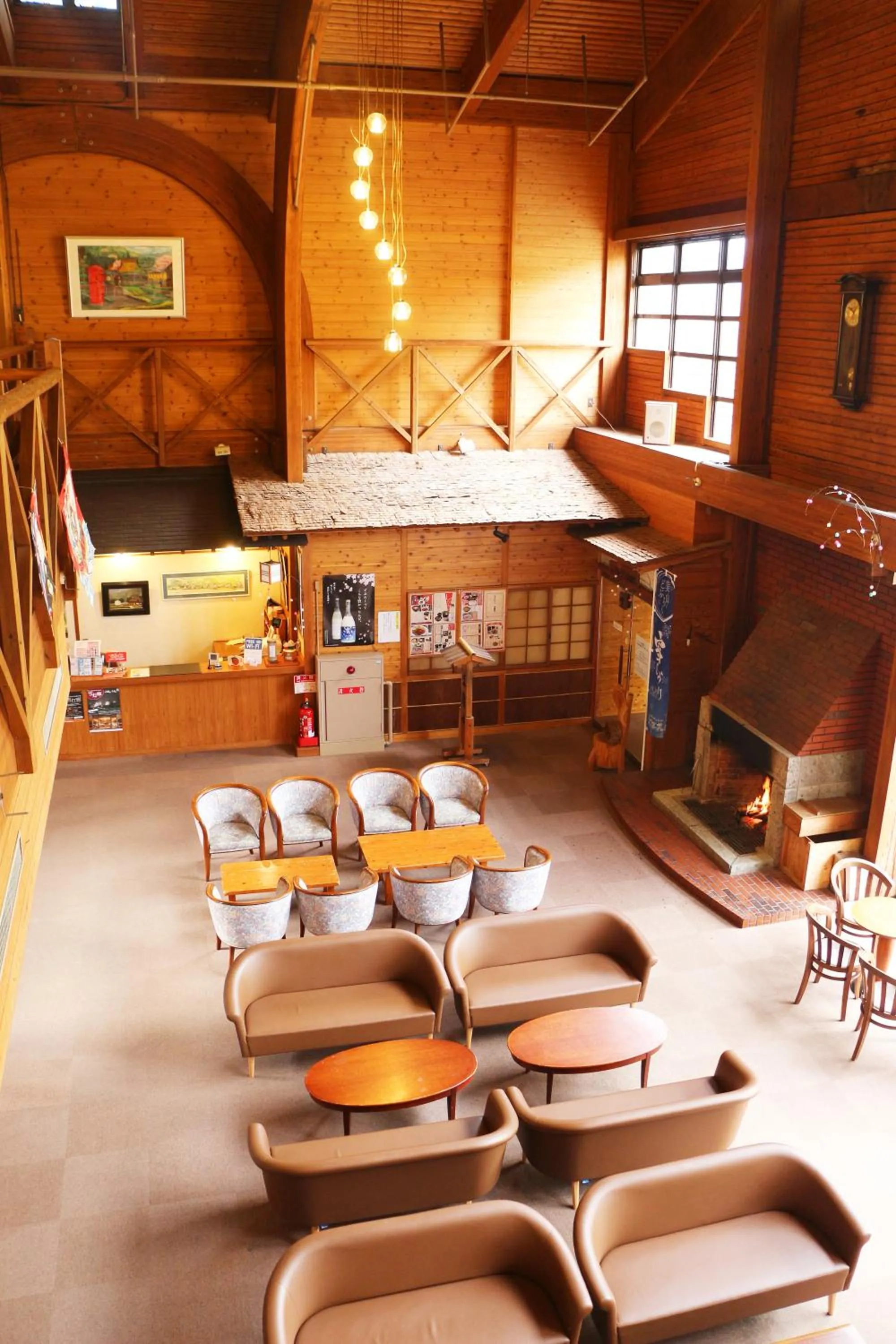 Lobby or reception in Miyama Nature and Culture Village Kajikaso