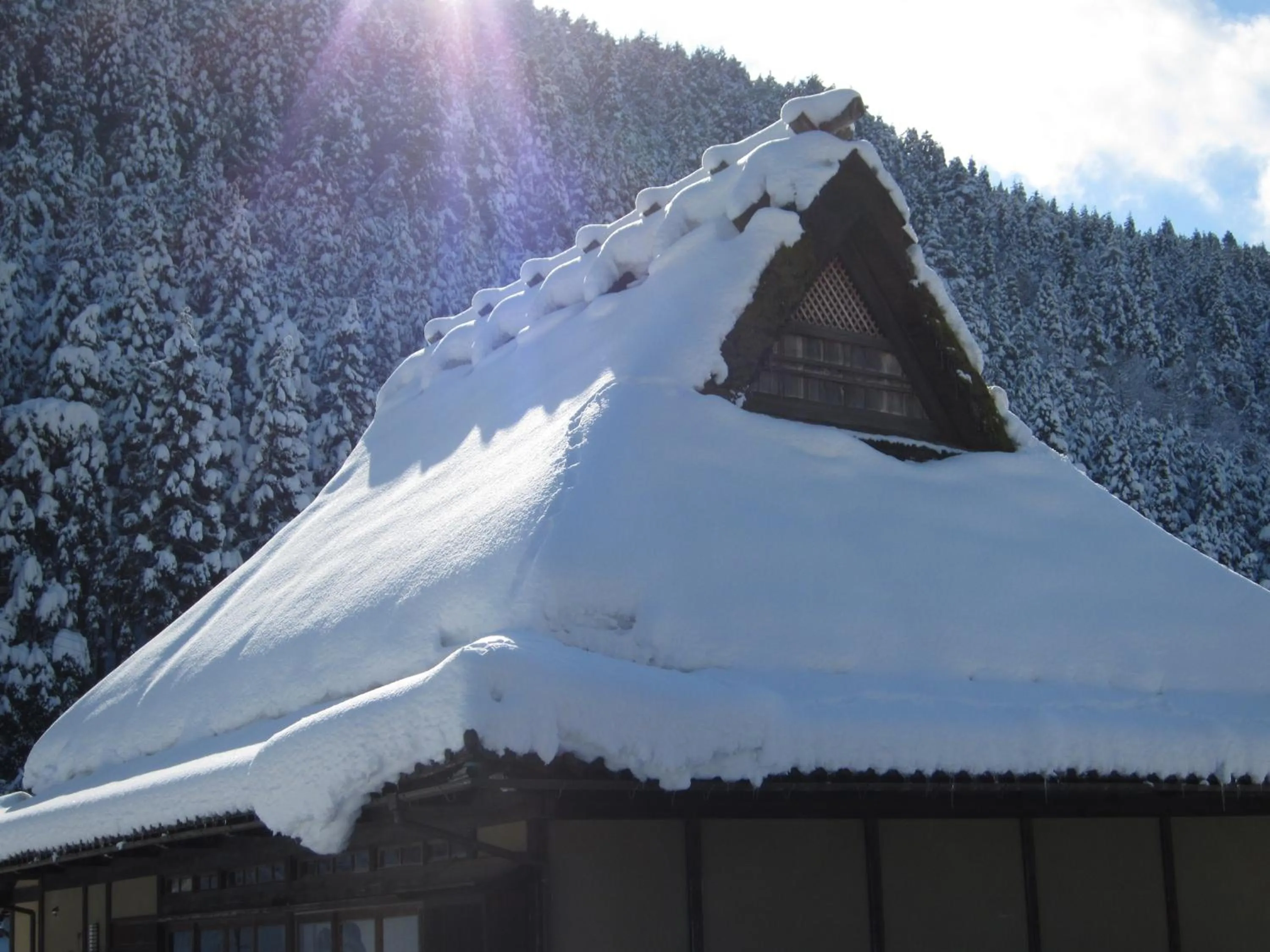 Winter in Miyama Nature and Culture Village Kajikaso