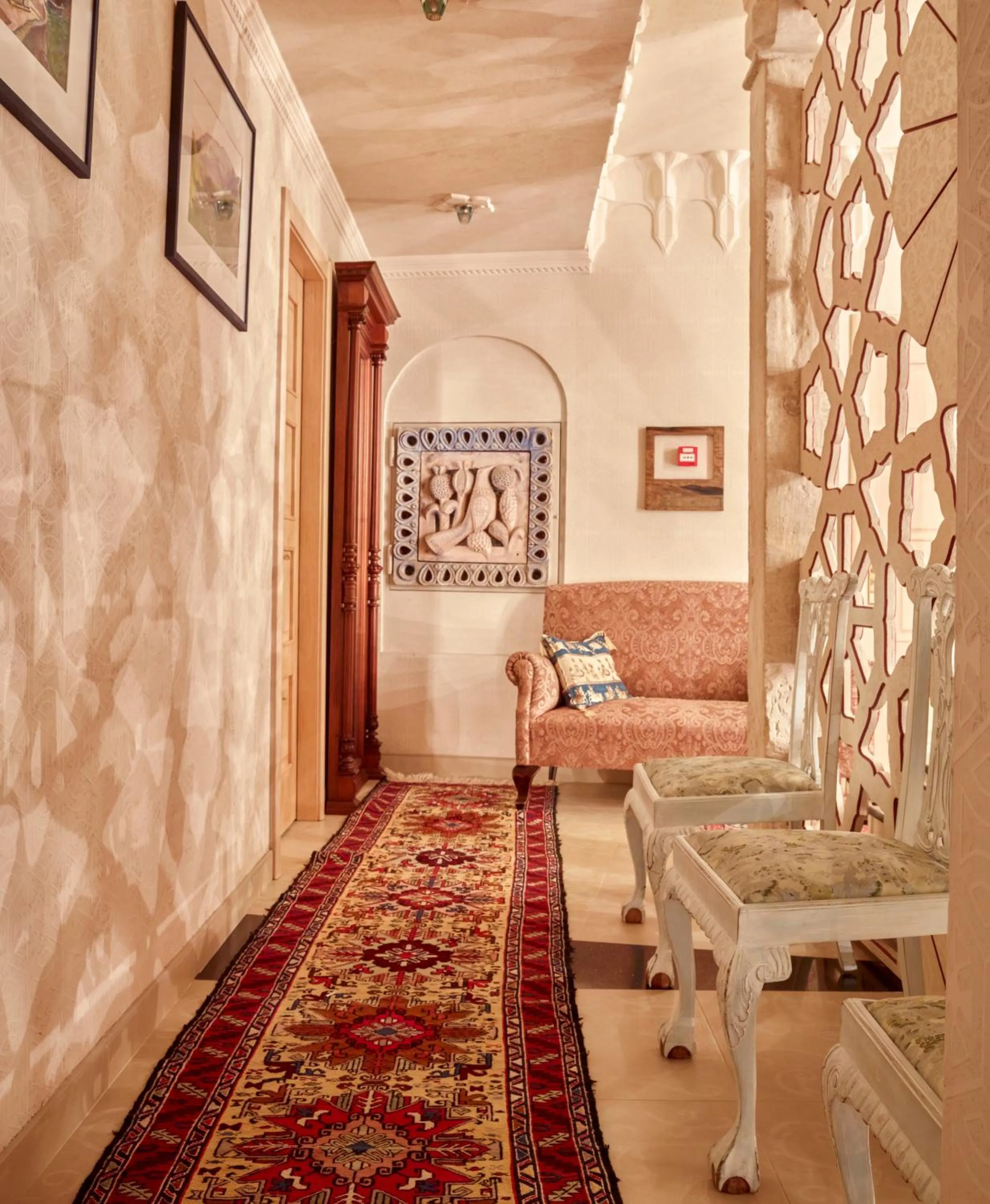 Decorative detail in Vinotel Boutique Hotel