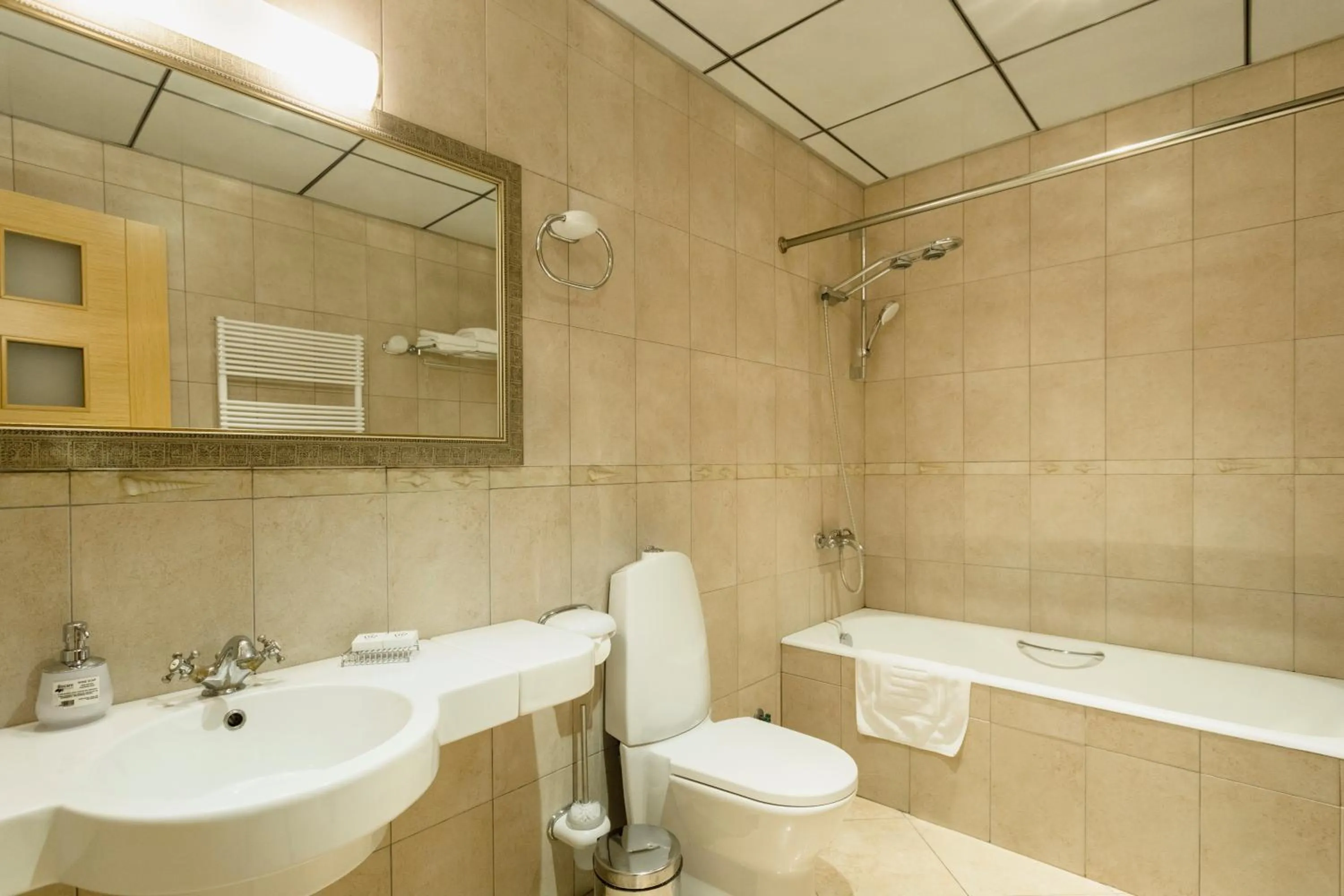 Shower in Vinotel Boutique Hotel