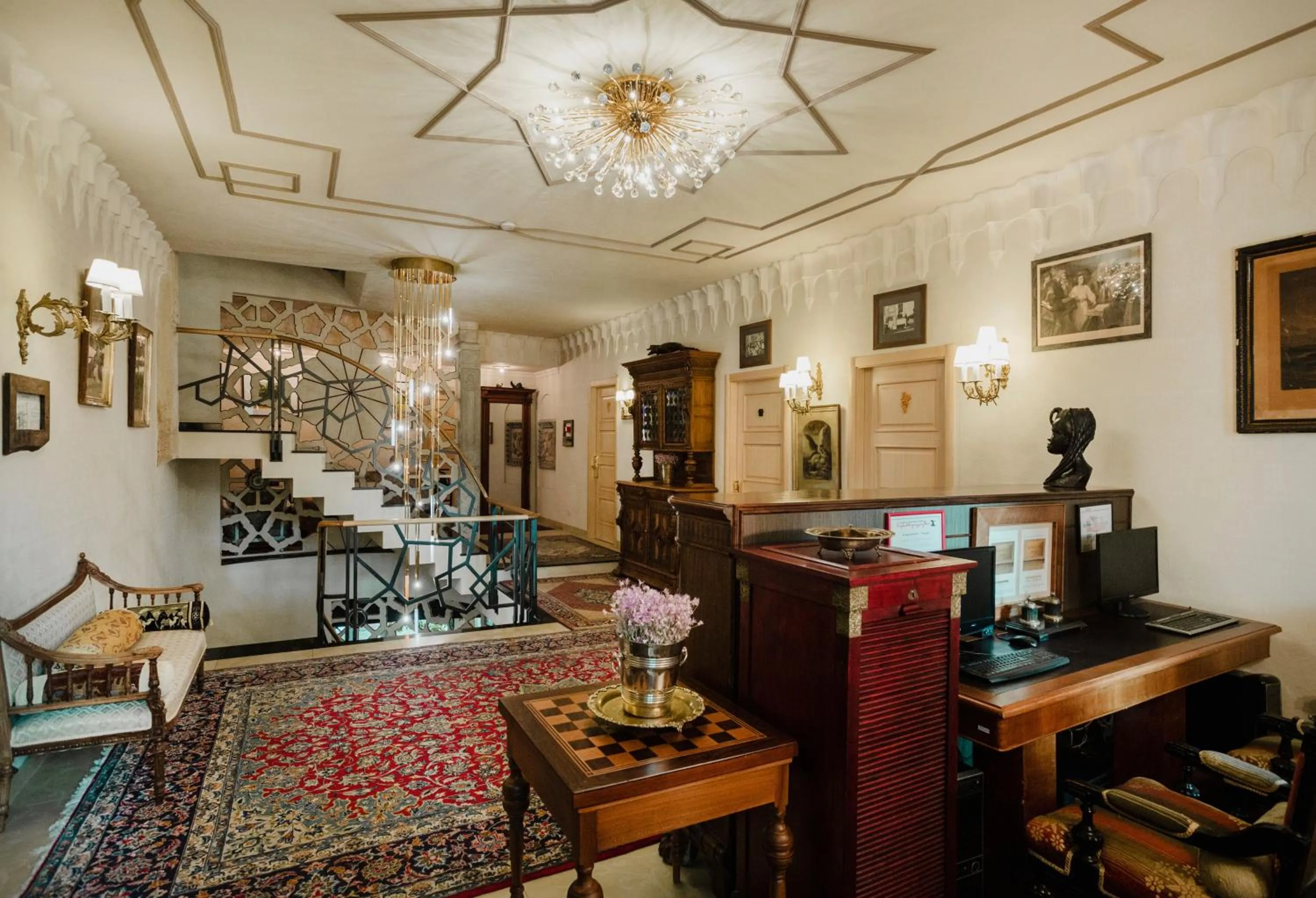 Lobby or reception in Vinotel Boutique Hotel