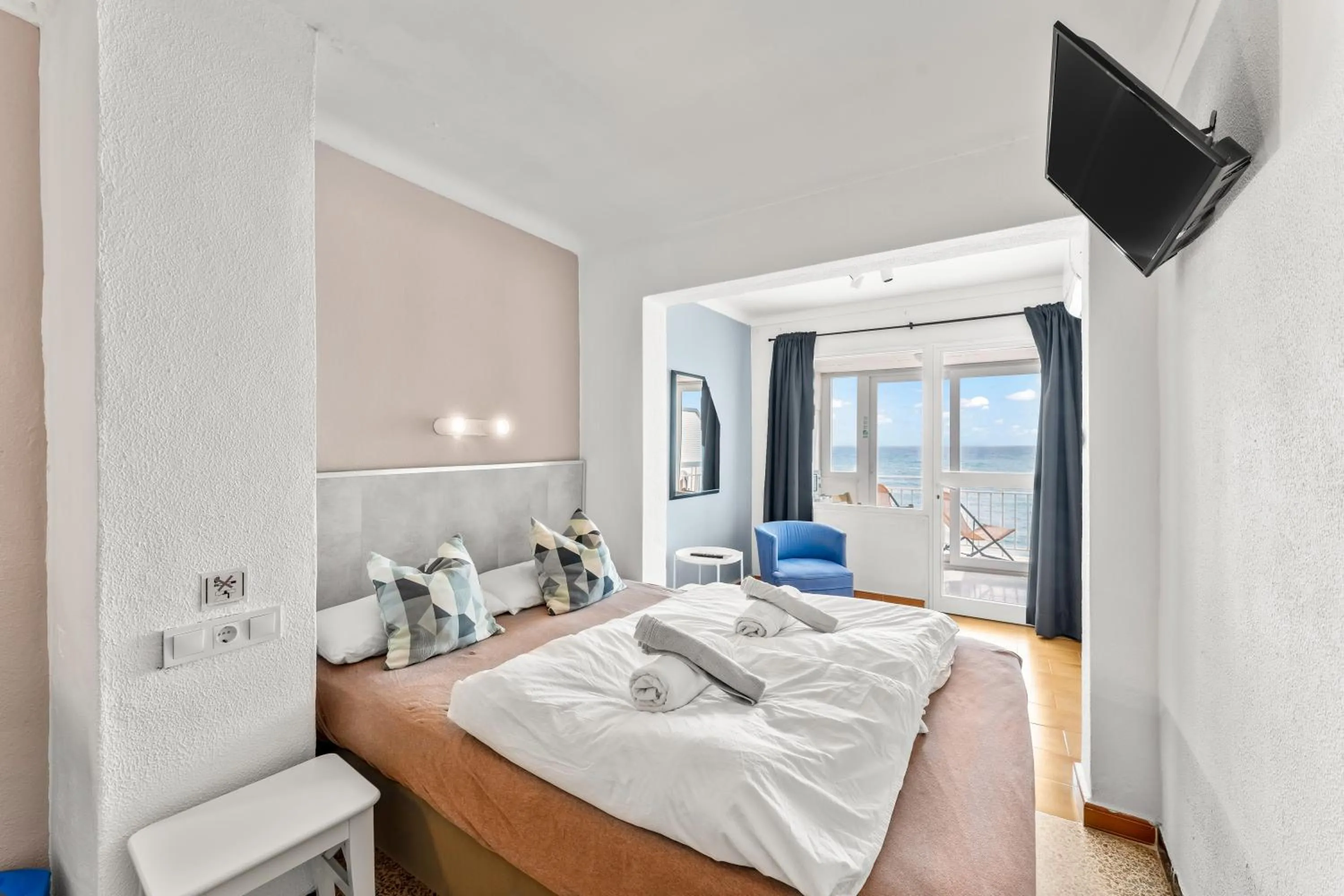 Bed in Amena Mar Hotel