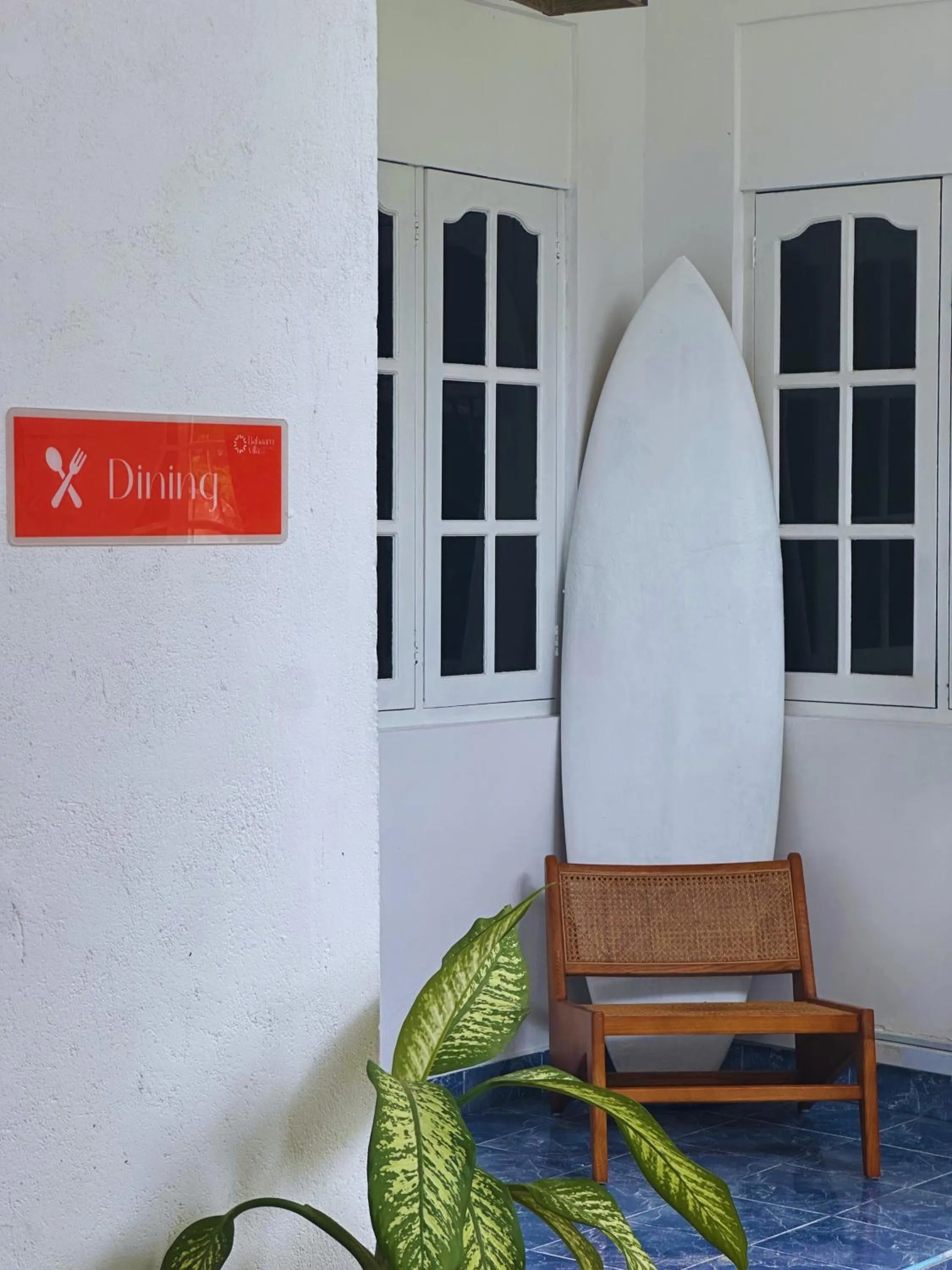 sunbed in Bahaaru Villa Surf and Stay