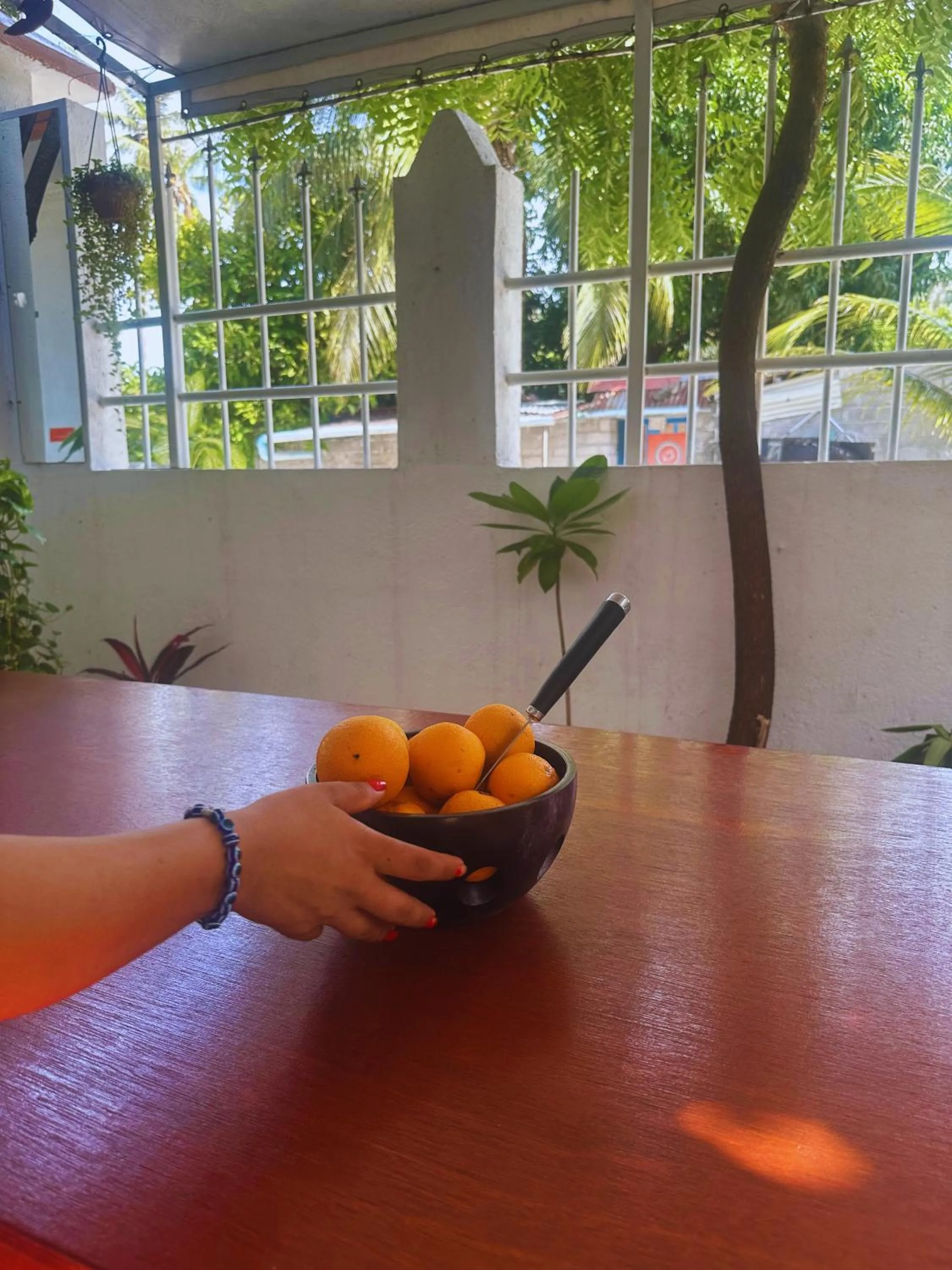 Breakfast in Bahaaru Villa Surf and Stay